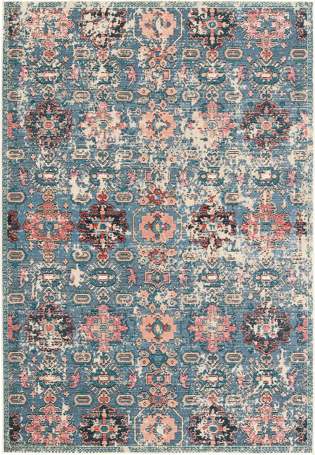 Jaipur Living Indoor Outdoor 2x4 Area Rug, Vintage, Purple/Gold
