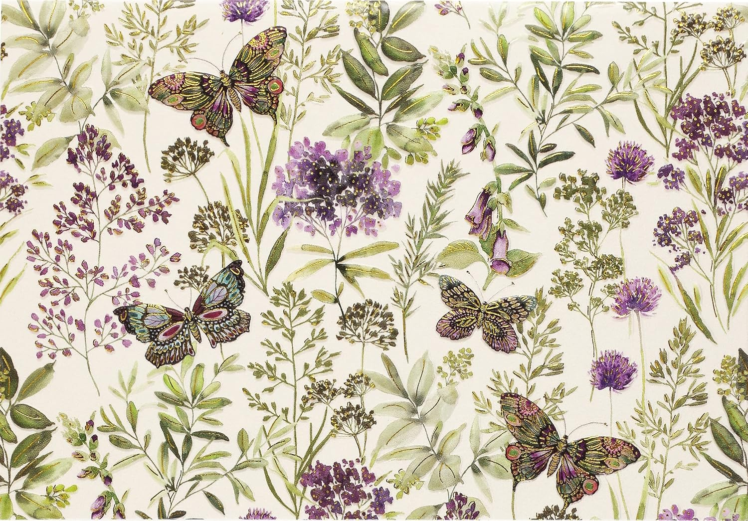 Amethyst Butterflies Note Cards (Other)