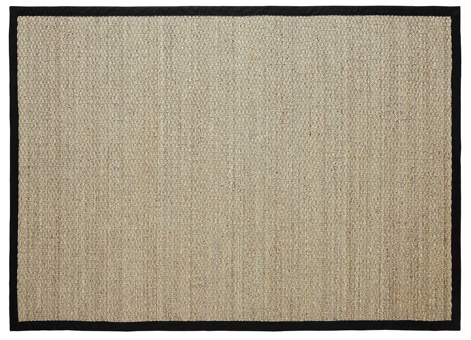 Chesapeake Seagrass Area Rug with Black border (5'x7')