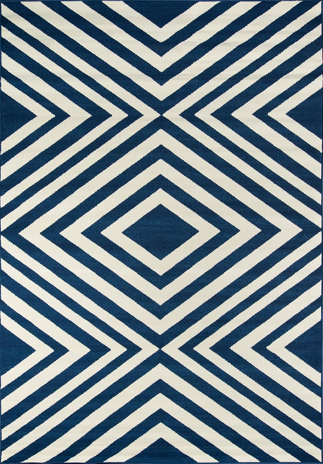 Momeni Baja Zig Zag Alfombra Multi Interior Exterior 1'8" X 3'7"