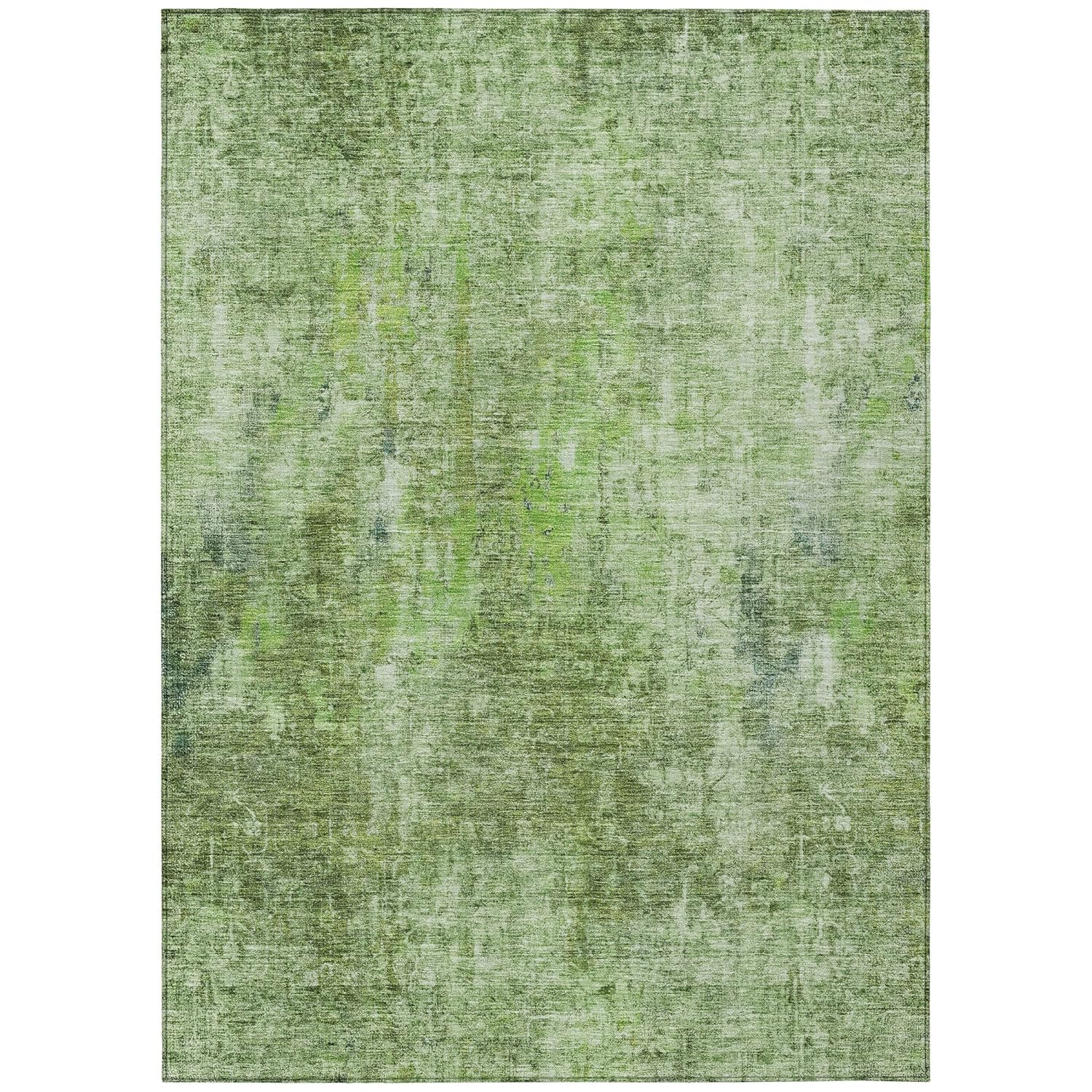 Addison Rugs Chantille Indoor/Outdoor Transitional Abstract Olive Washable Rectangle Rug, 2'6" x 3'10"