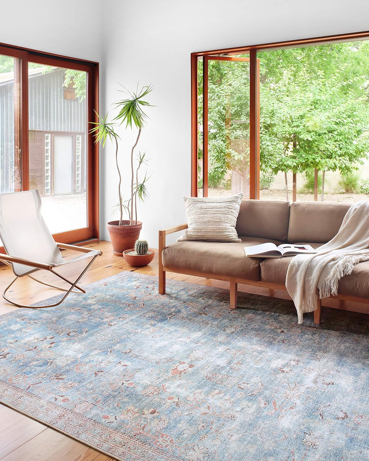 Loloi II Wynter WYN-06 Teal / Multi Oriental Area Rug 2'-6" x 9'-6"