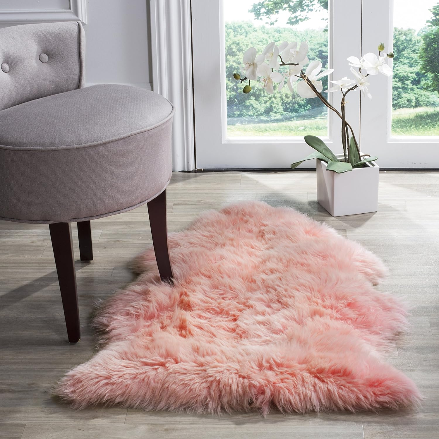 Safavieh Sheep Skin Tiana Sheep Skin Area Rug or Runner