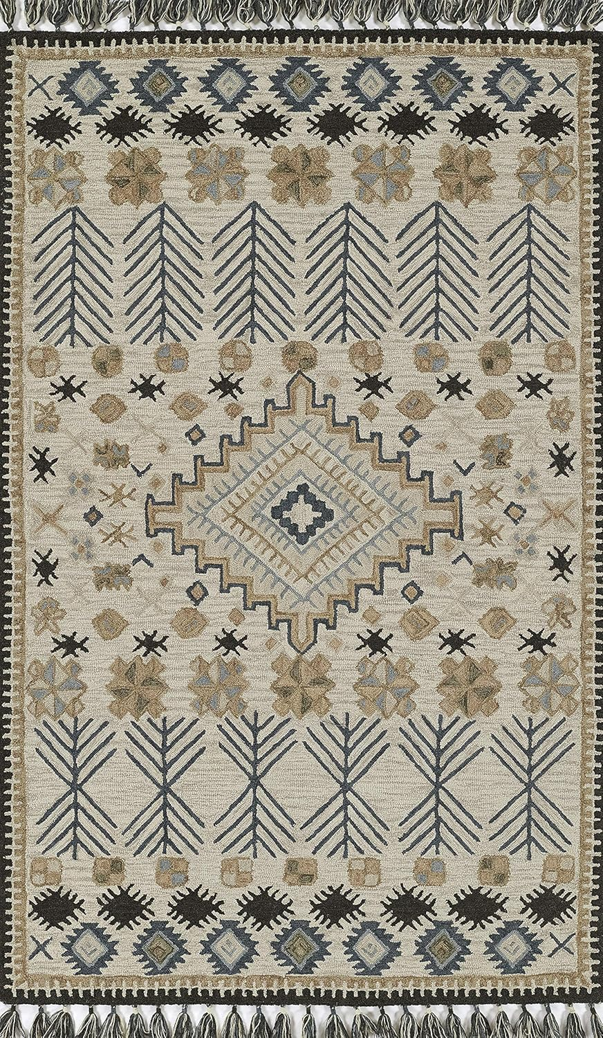 Momeni Tahoe Hand Tufted Wool Transitional Ivory Area Rug 2' X 3'