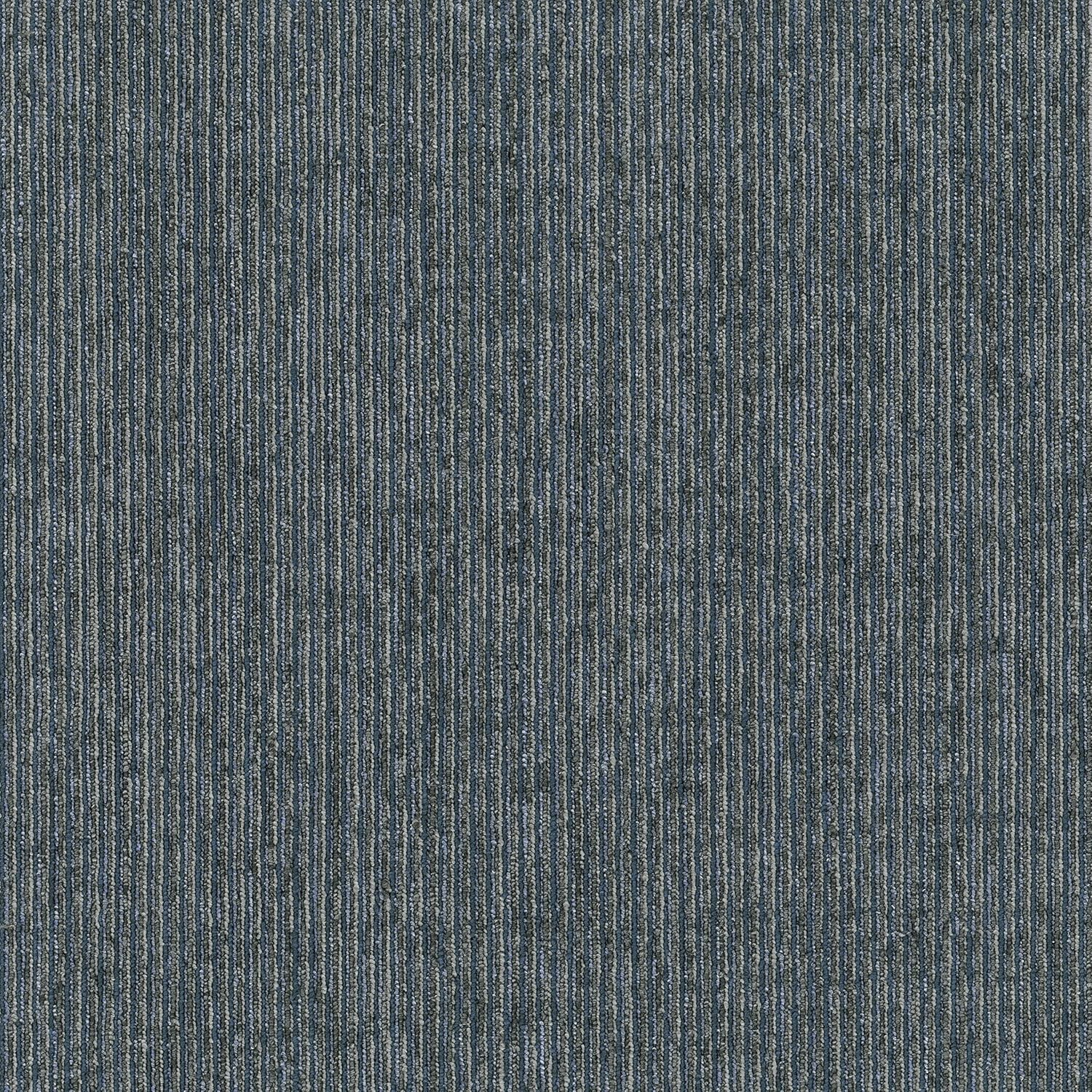 Mohawk Basics 24" x 24" Carpet Tile Sample with EnviroStrand™ PET Fiber in Navy (1 piece)