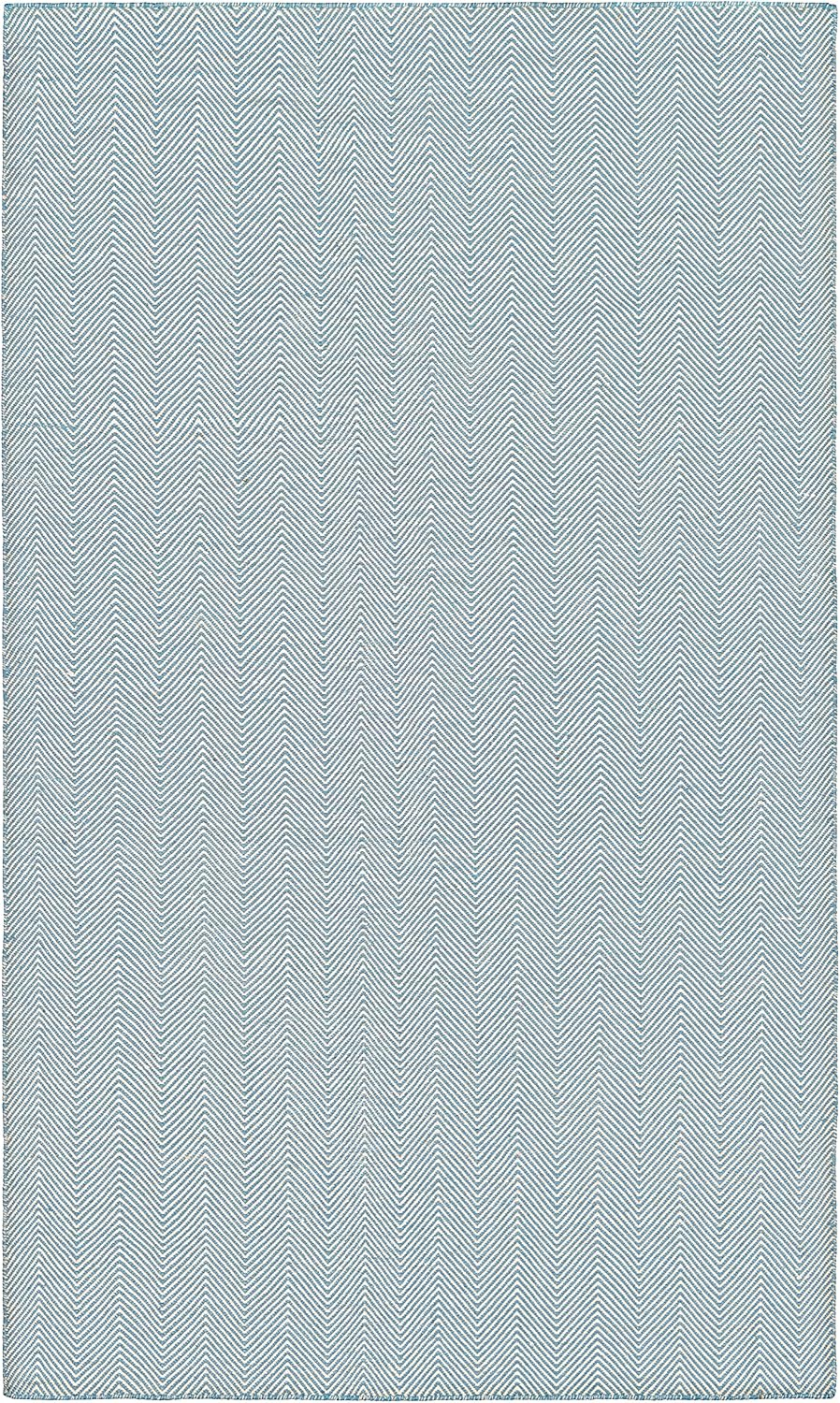 Couristan Cottages Bungalow Reversible Indoor/Outdoor Area Rug, 8' x 10', Denim