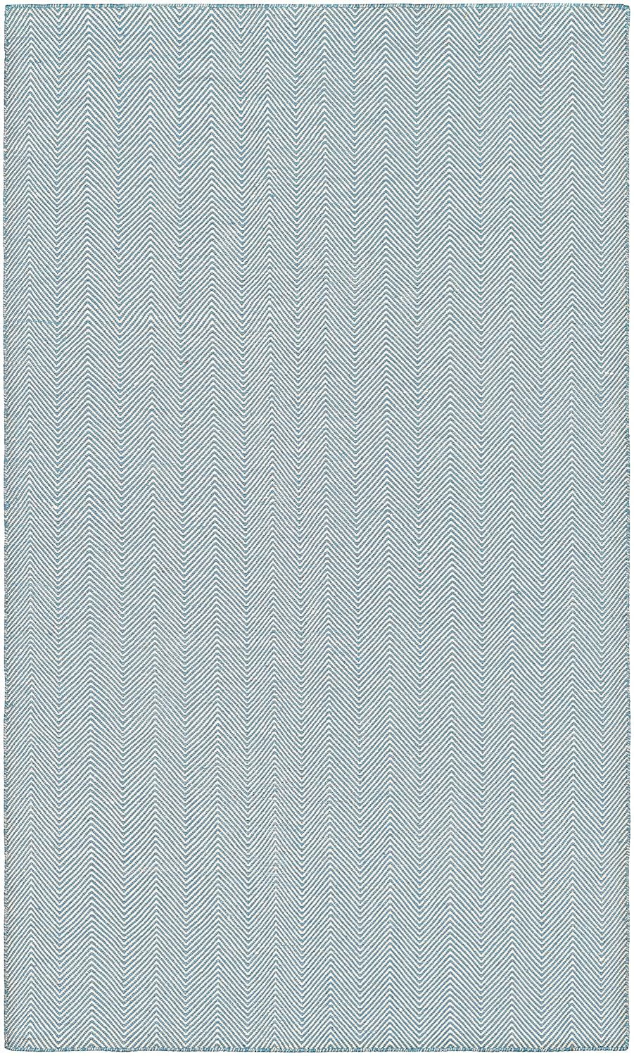 Couristan Cottages Bungalow Reversible Indoor/Outdoor Area Rug, 8' x 10', Denim