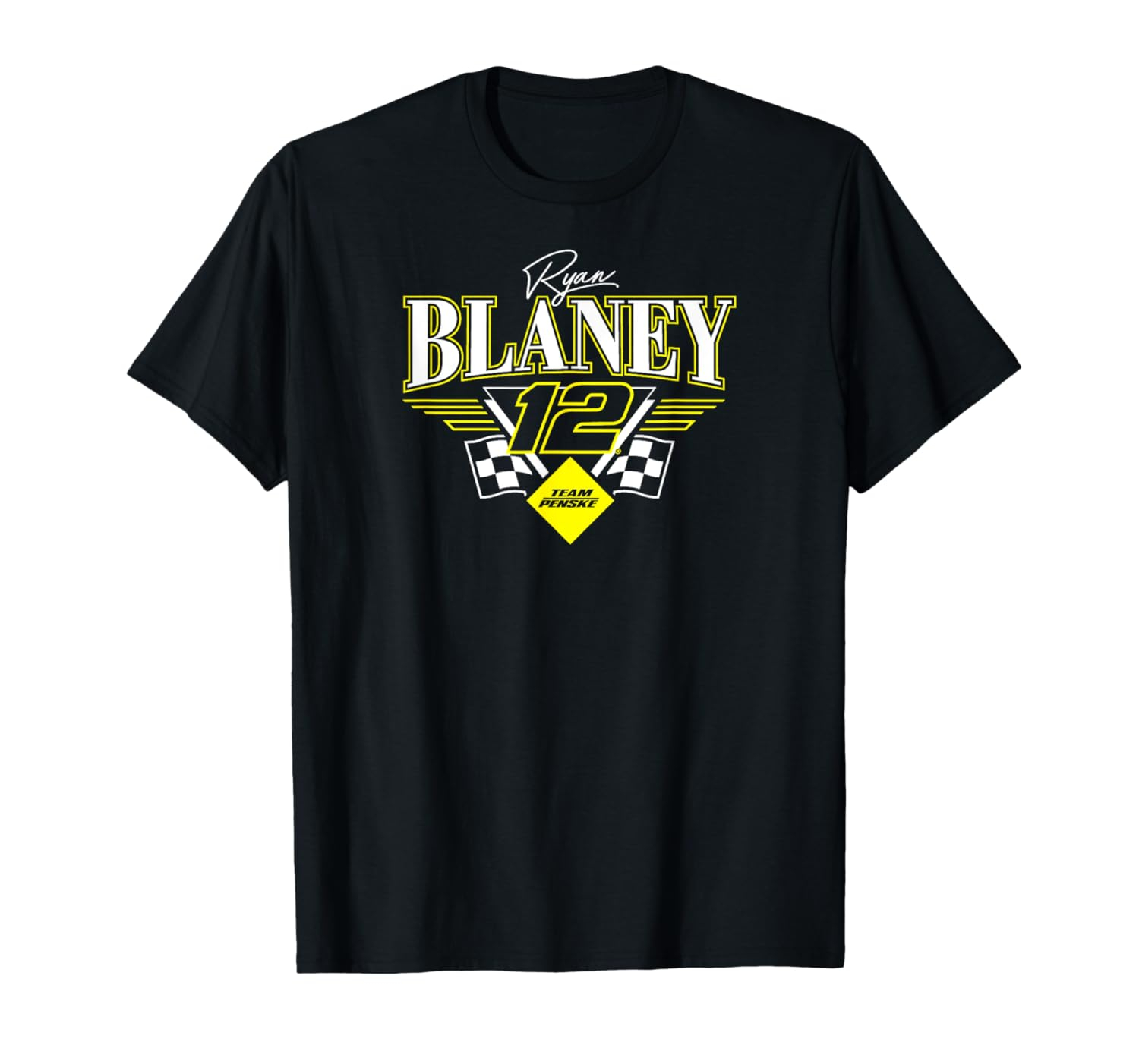 NASCAR Ryan Blaney Triangle Wings  - Black - Small