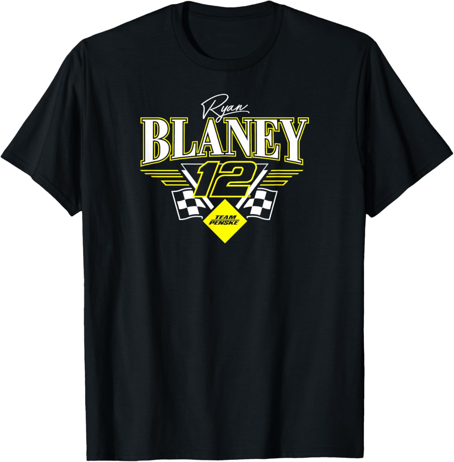 NASCAR Ryan Blaney Triangle Wings  - Black - Small