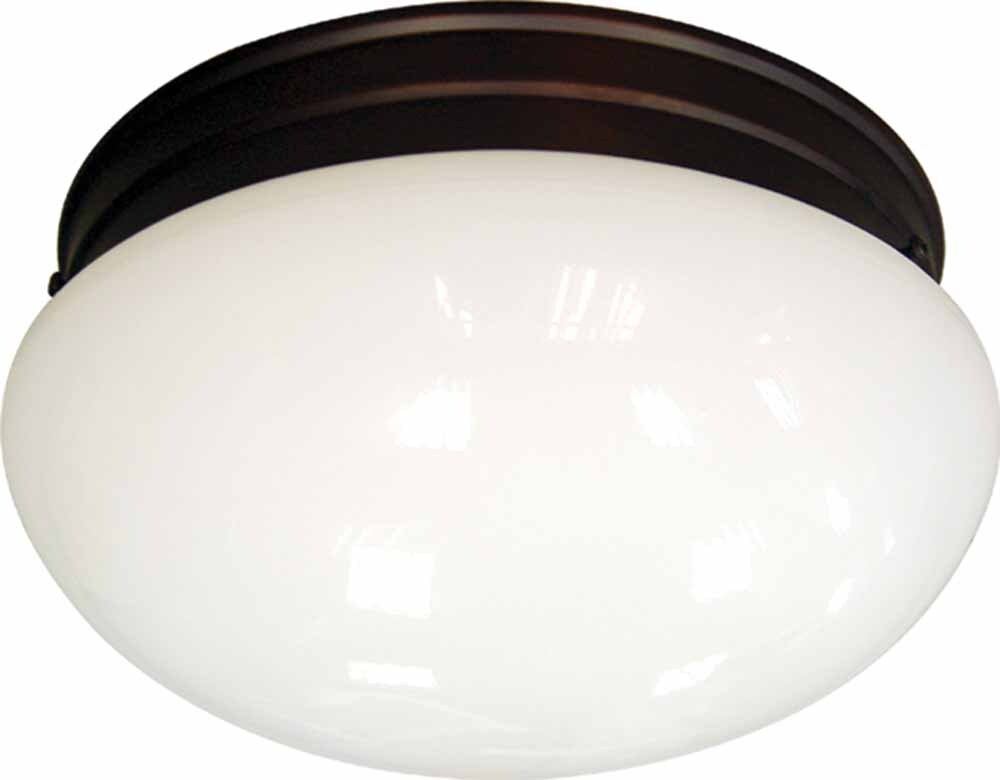 Winston Porter Fuhrmann Glass Flush Mount