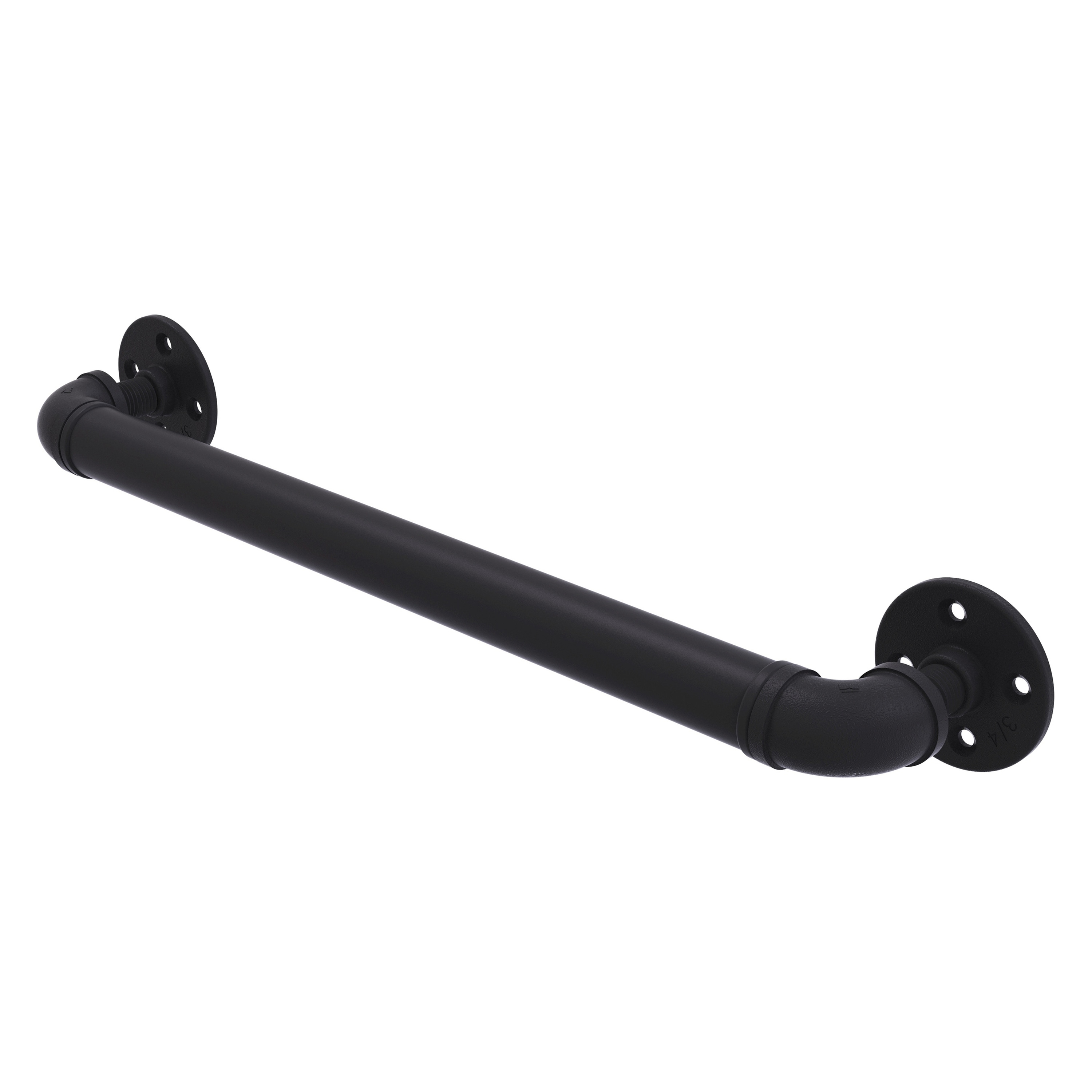 Allied Brass P-700-24-GB Pipeline Collection 24 Inch Grab Bar, 24", Matte Black