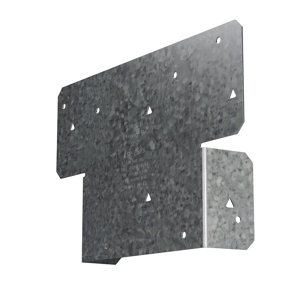 Simpson Strong-Tie 6 In. x 6 In. 18 ga Galvanized Post Cap AC6 Pack of 20