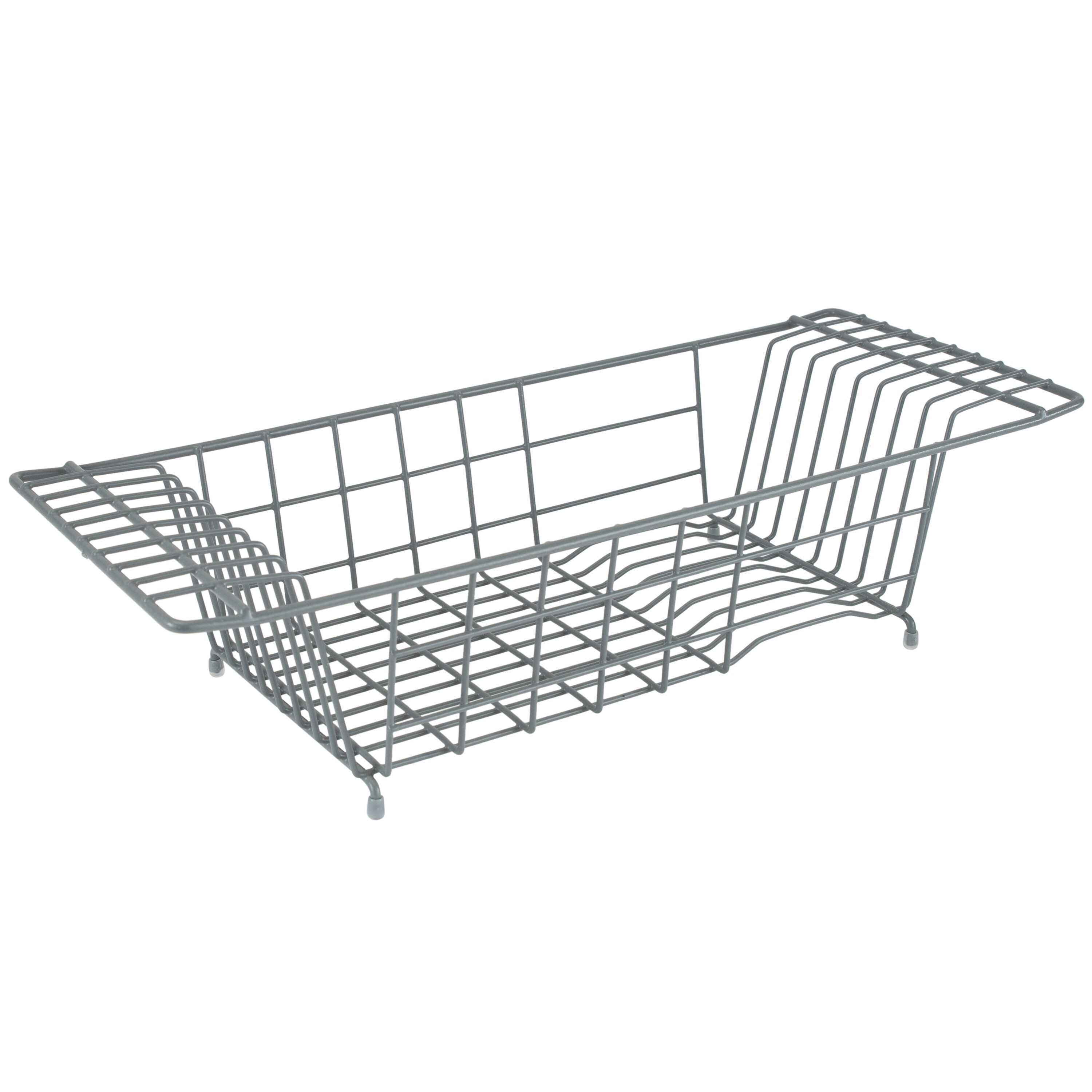 Kitchen Details Over the Sink Dish Rack, 19.92" x 7.99" x 5.12", Grey