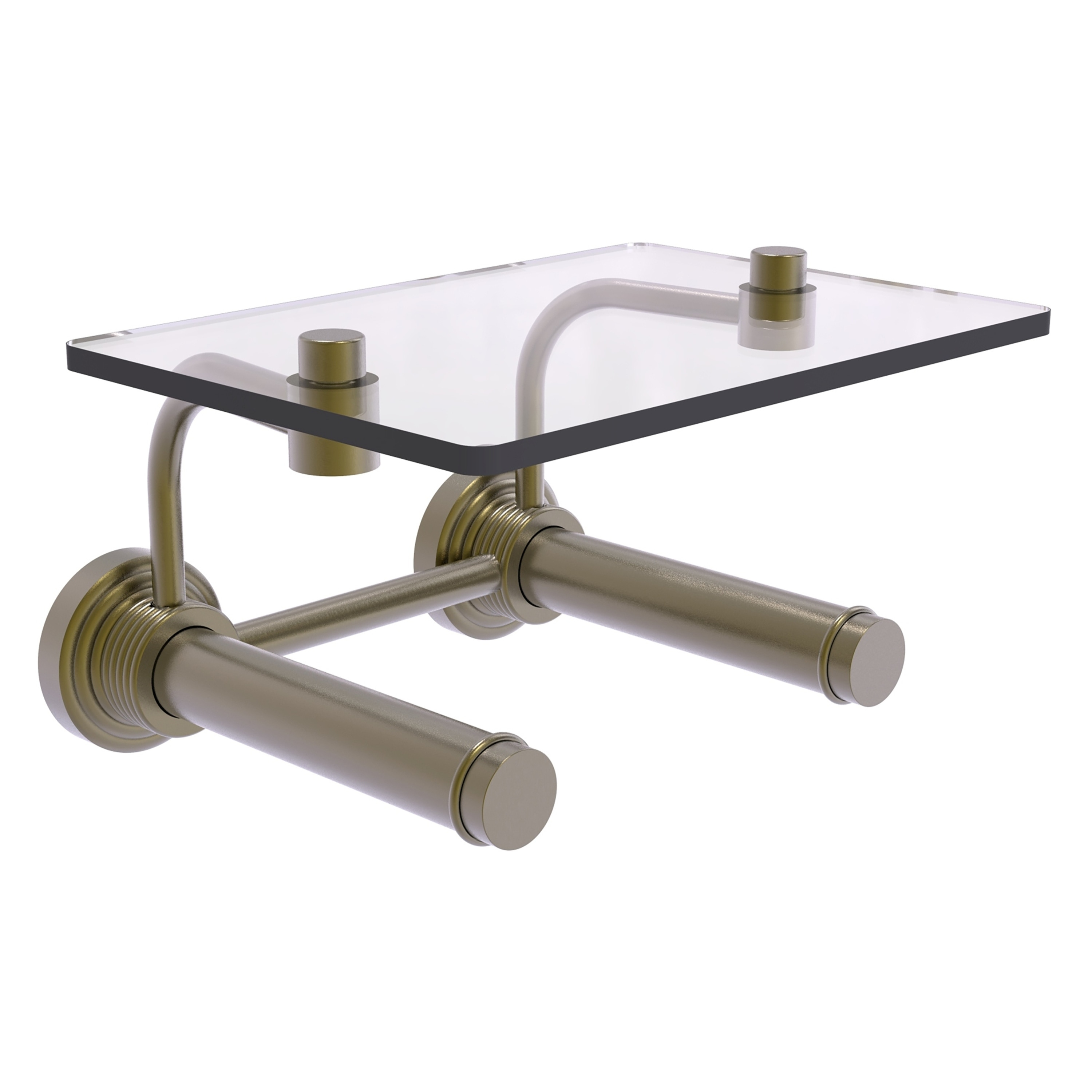 Charlton Home® WP-24-2S-ABR Beresford Wall Mounted Toilet Paper Holder
