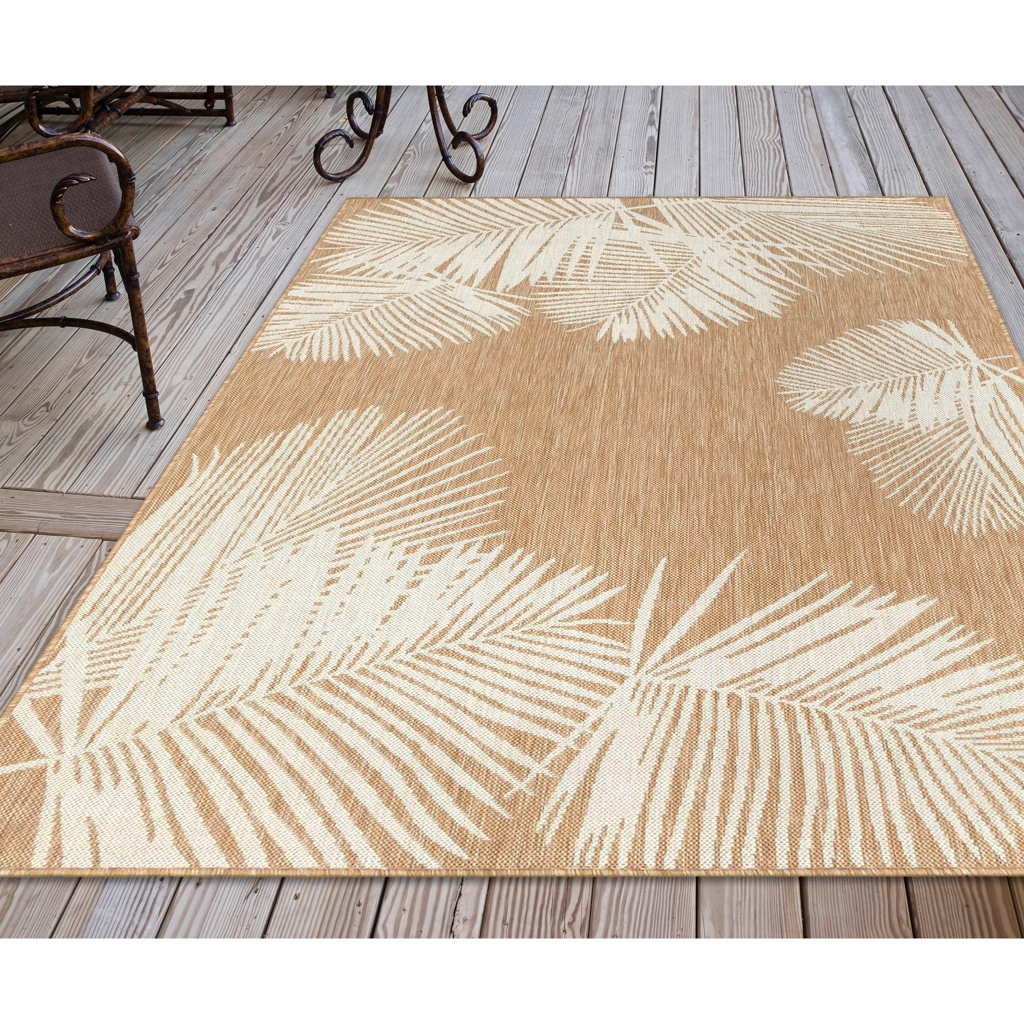 Liora Manne  Carmel Chevron Indoor/Outdoor Rug Navy 3'3" x 4'11" 3' x 5' Navy Rectangle