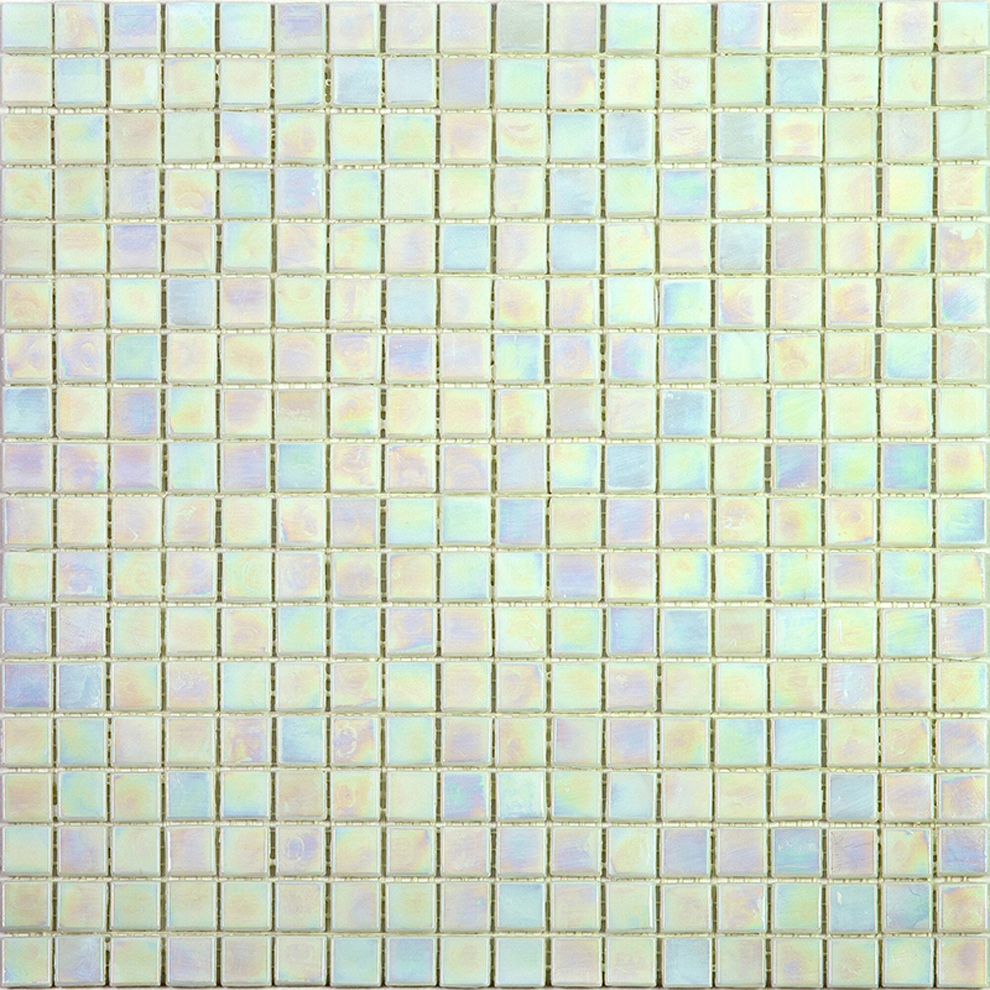 Skosh 0.6" x 0.6" Glass Grid Mosaic Wall & Floor Tile