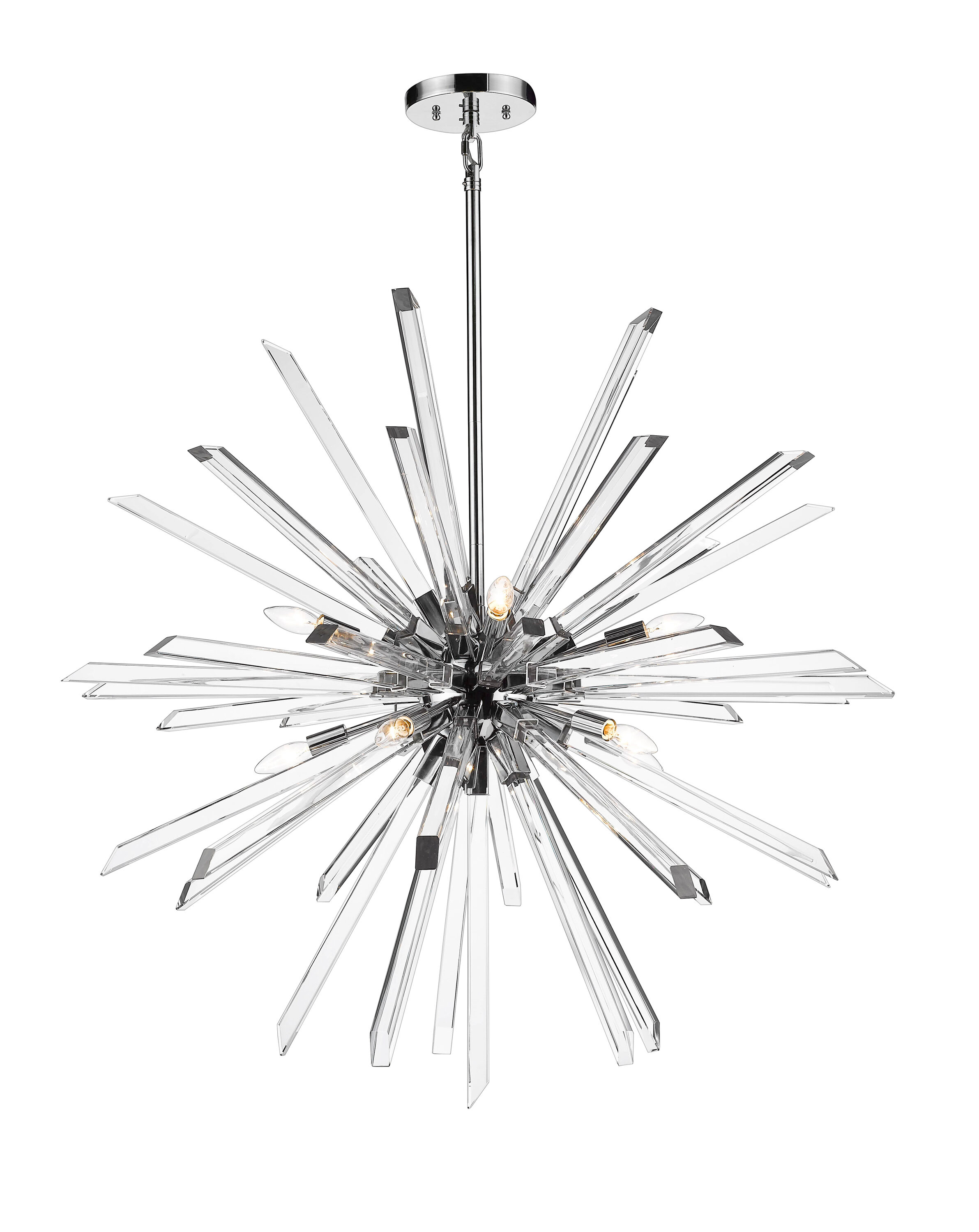 10 Light Chandelier In Modern Style 41.5 Inches Wide By 39 Inches High Z-Lite 4003-10Ch