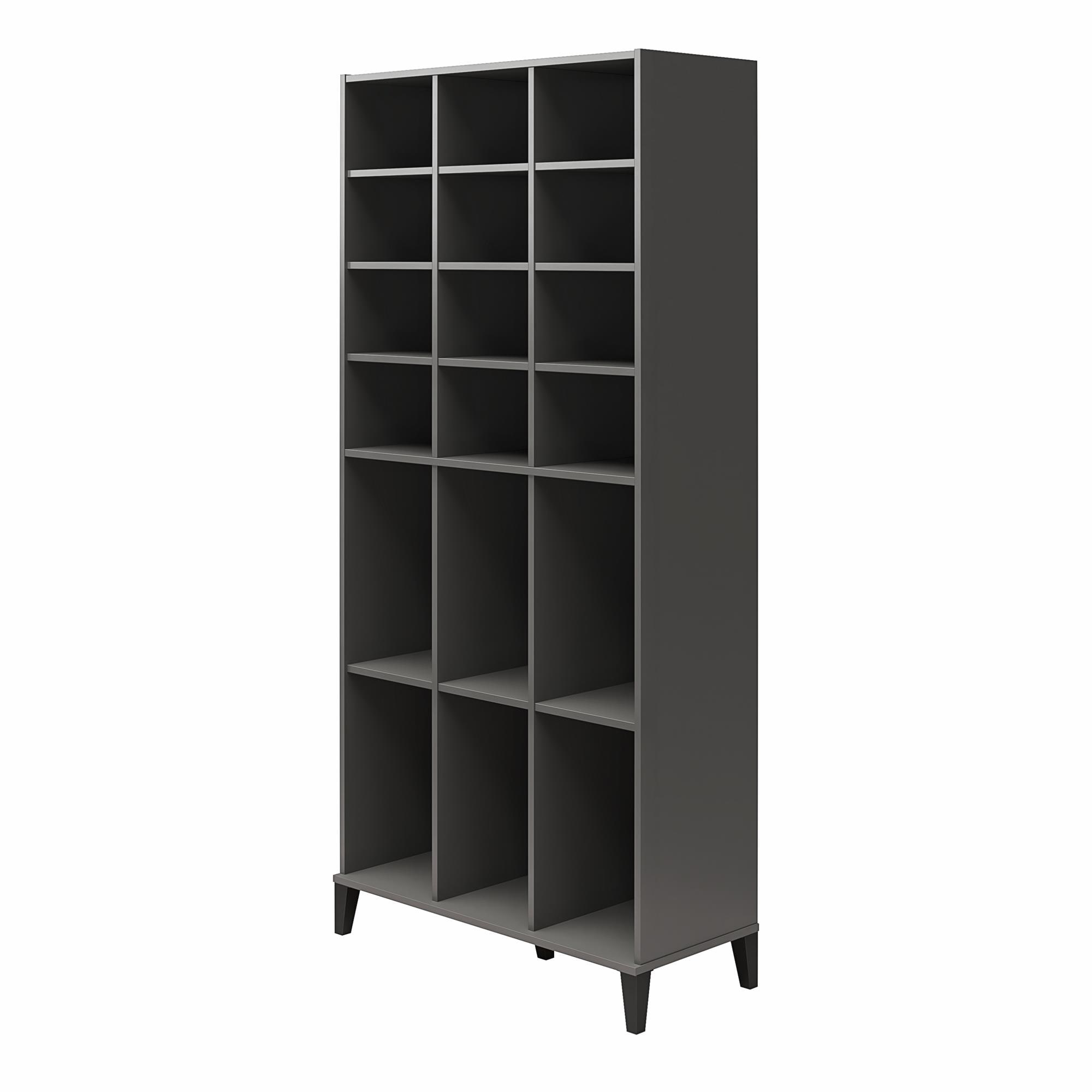 Flex Athletic Shoe Storage Cabinet for Boots & Tennis Shoes, Graphite