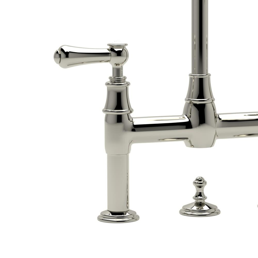Perrin & Rowe U.3708LSP-PN-2 Georgian Era Bridge Lavatory Faucet