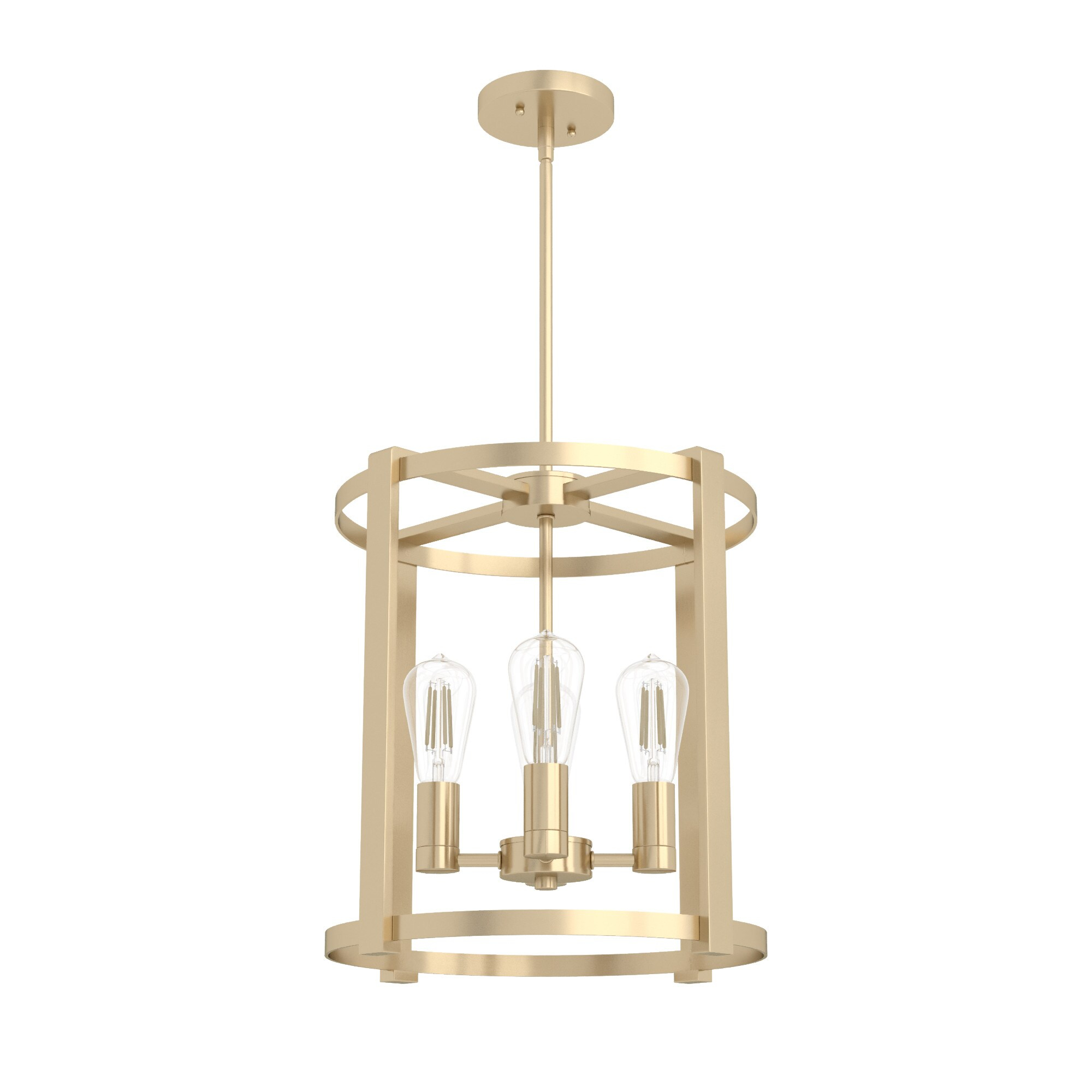 Hunter Fan 4 Modern Alturas Gold Cage Chandeliers