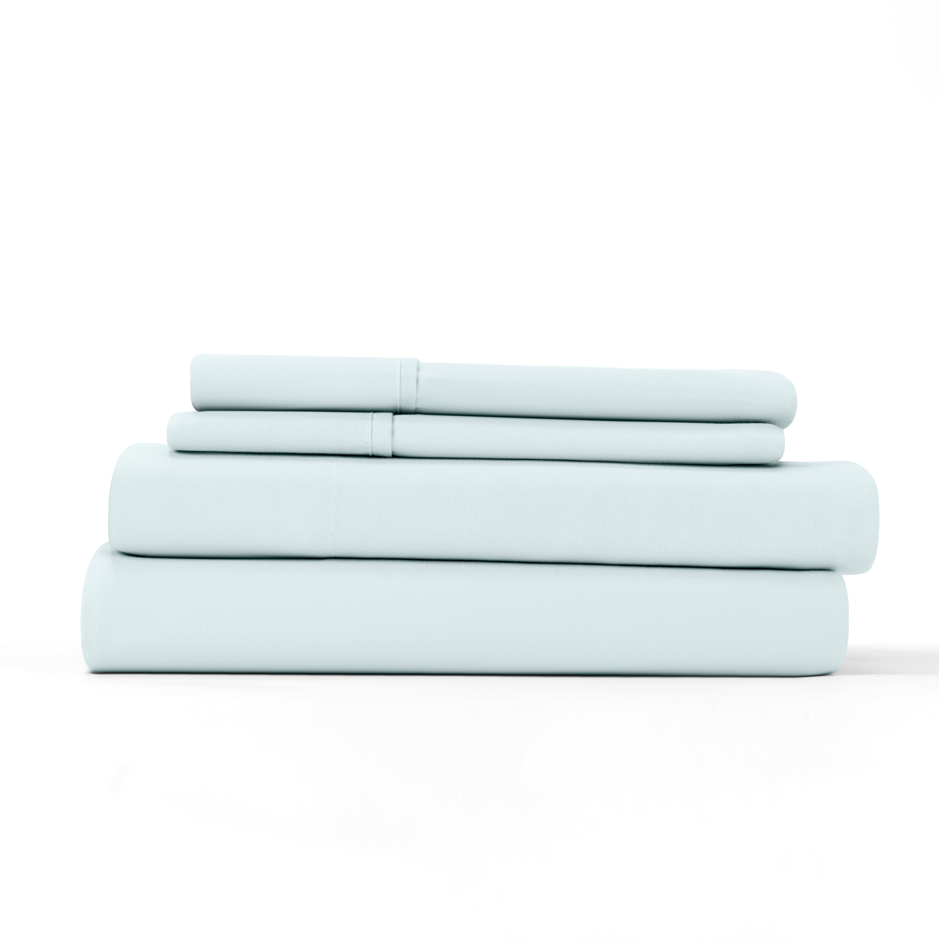 Mint Solid Deep Pocket Twin Microfiber Sheet Set