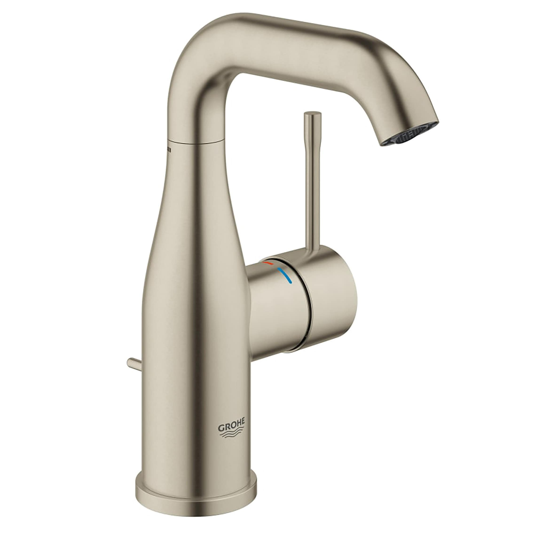 Grohe 23 485 A Essence 1.2 GPM Single Hole Bathroom Faucet - Nickel