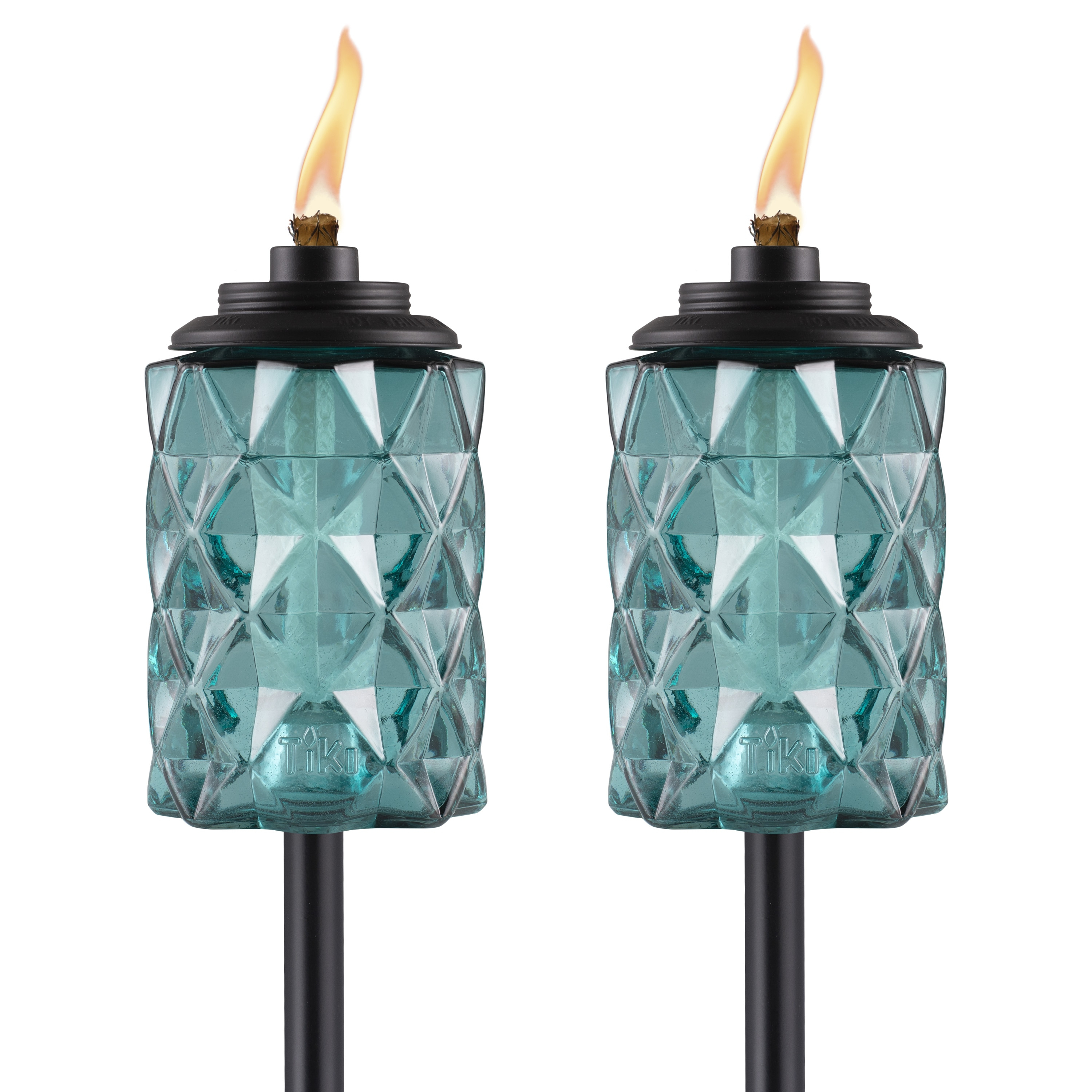 TIKI Brand TIKI® Brand Easy Install 65 Inch TIKI Torch Topaz Blue (Set of 2)