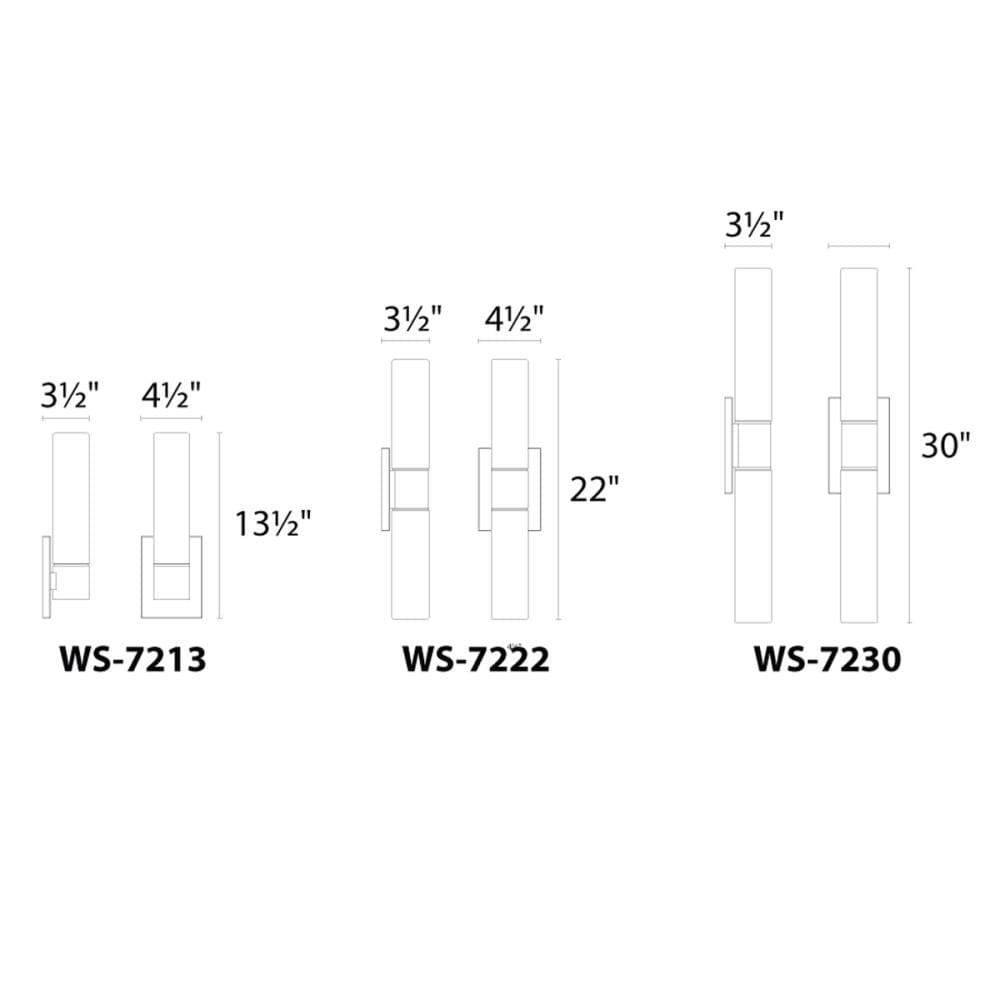 18" Brushed Nickel Outdoor Vanity Light with Dimmable LED