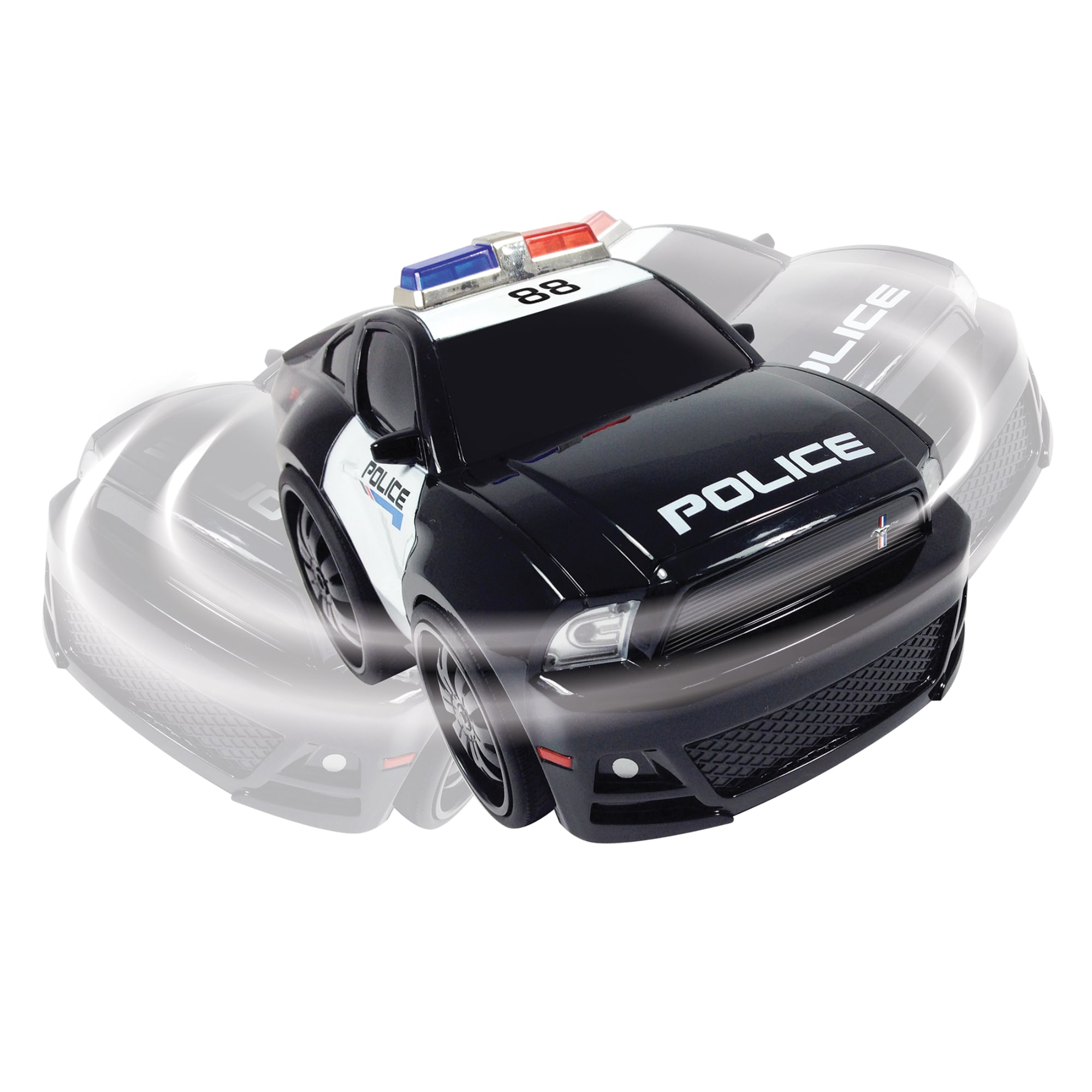 Jam'n Products - Gear'd Up Chunky Ford Mustang RC Vehicle, Police - 3 Years and up