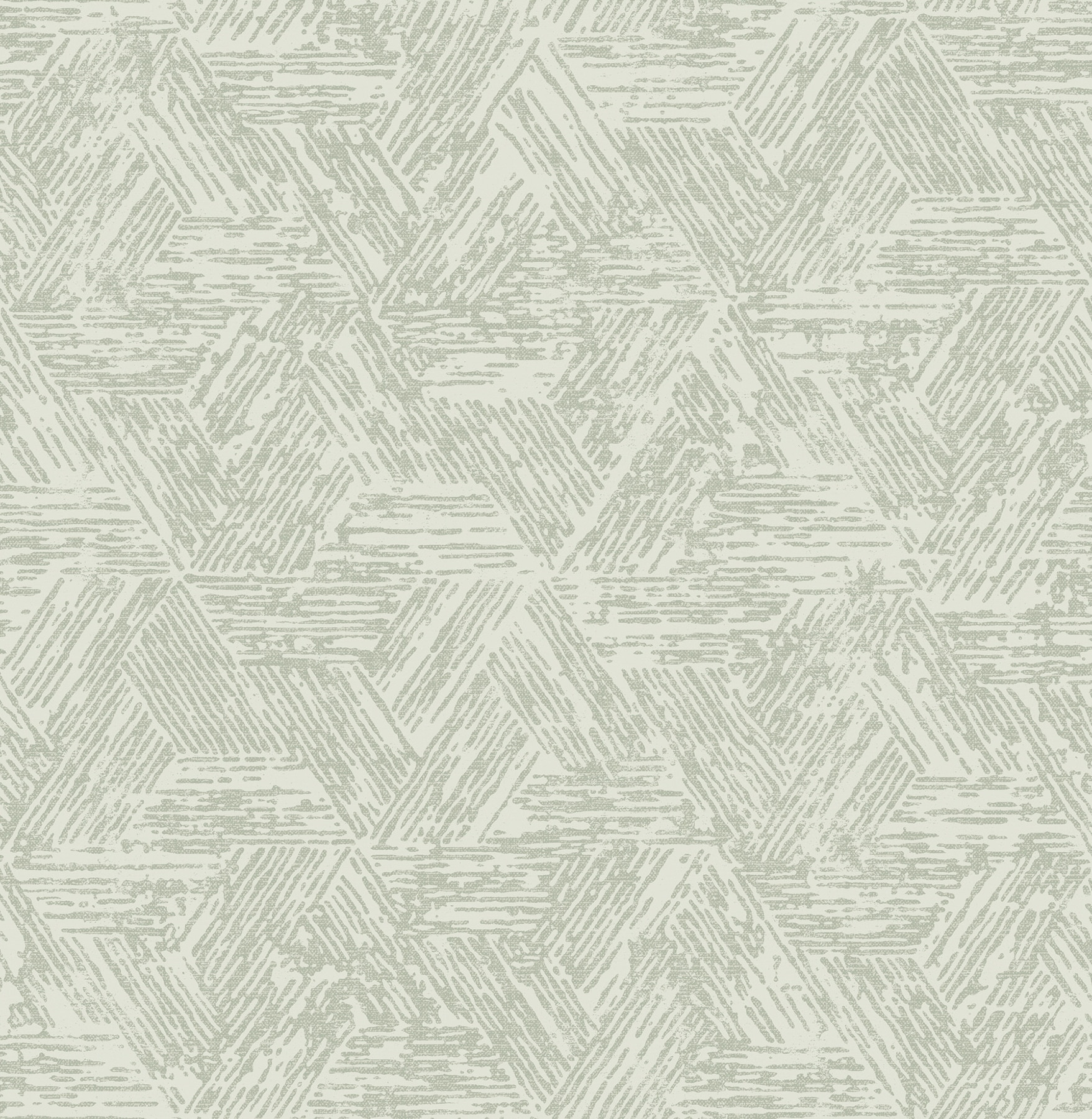 Sea Green Geometric Non-Pasted Washable Wallpaper