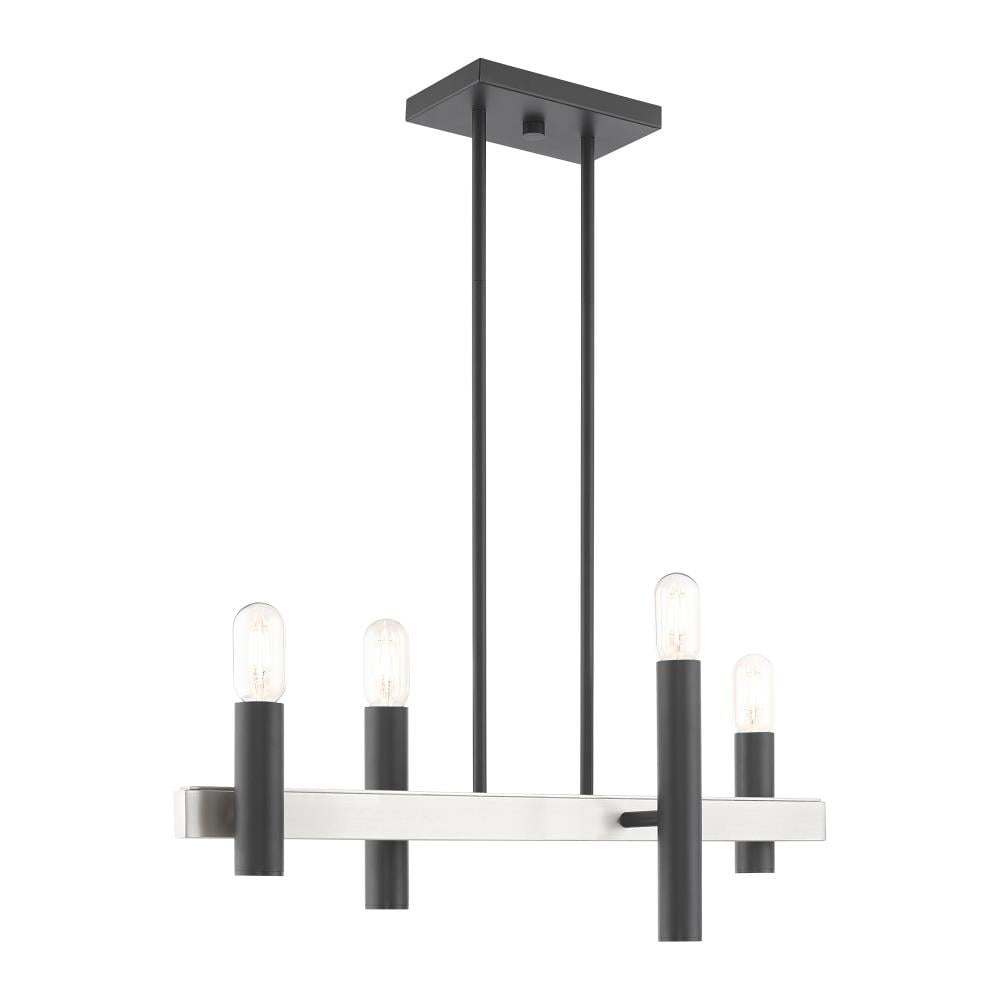 Livex Lighting Helsinki 4 - Light Chandelier in  Scandinavian Gray