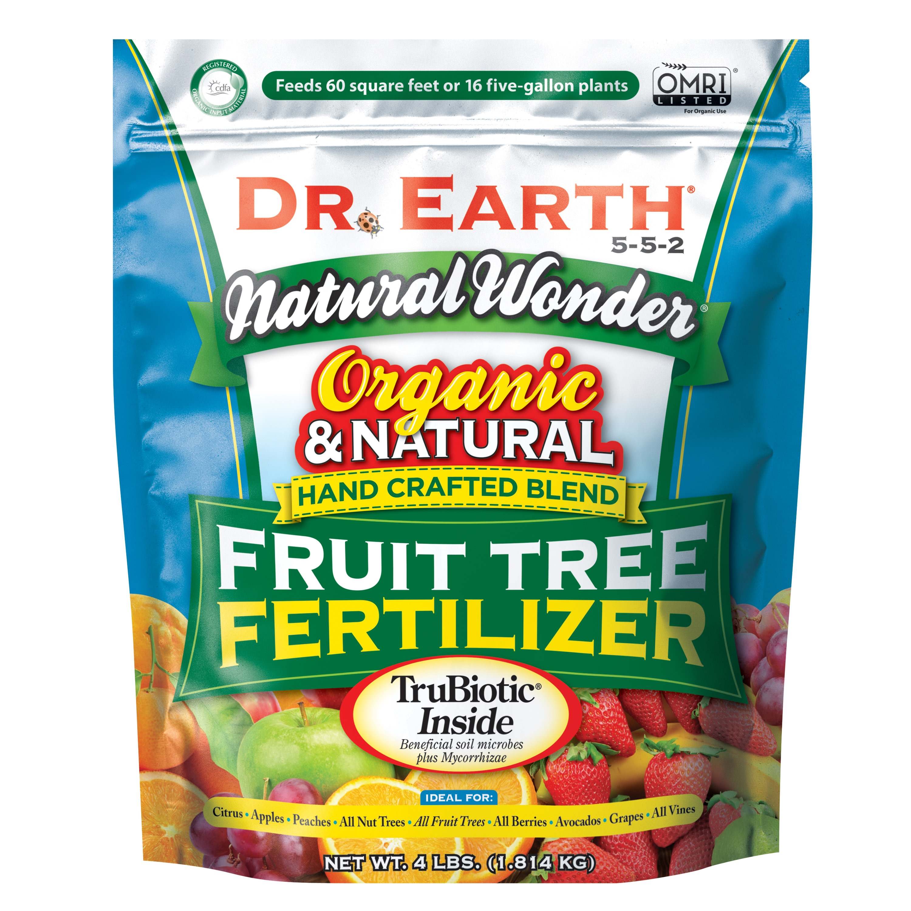 Dr. Earth Organic Granules Fruit Tree Fertilizer 4 lb