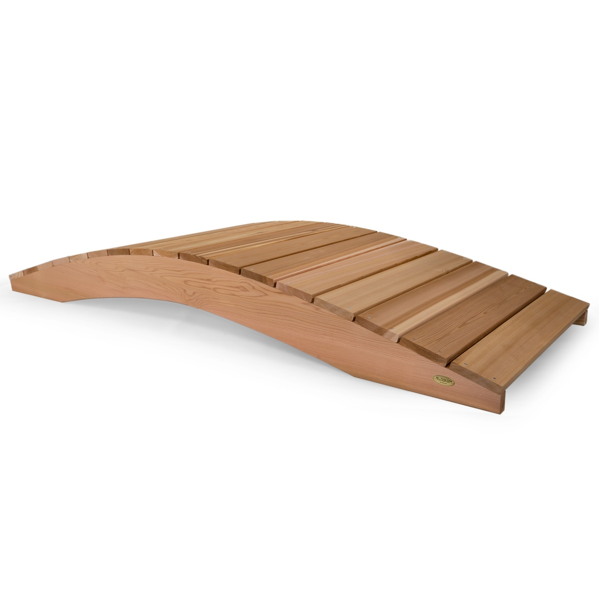 All Things Cedar FB96 8ft Cedar Garden Outdoor Durable Bridge -  94L x 35W x 12H