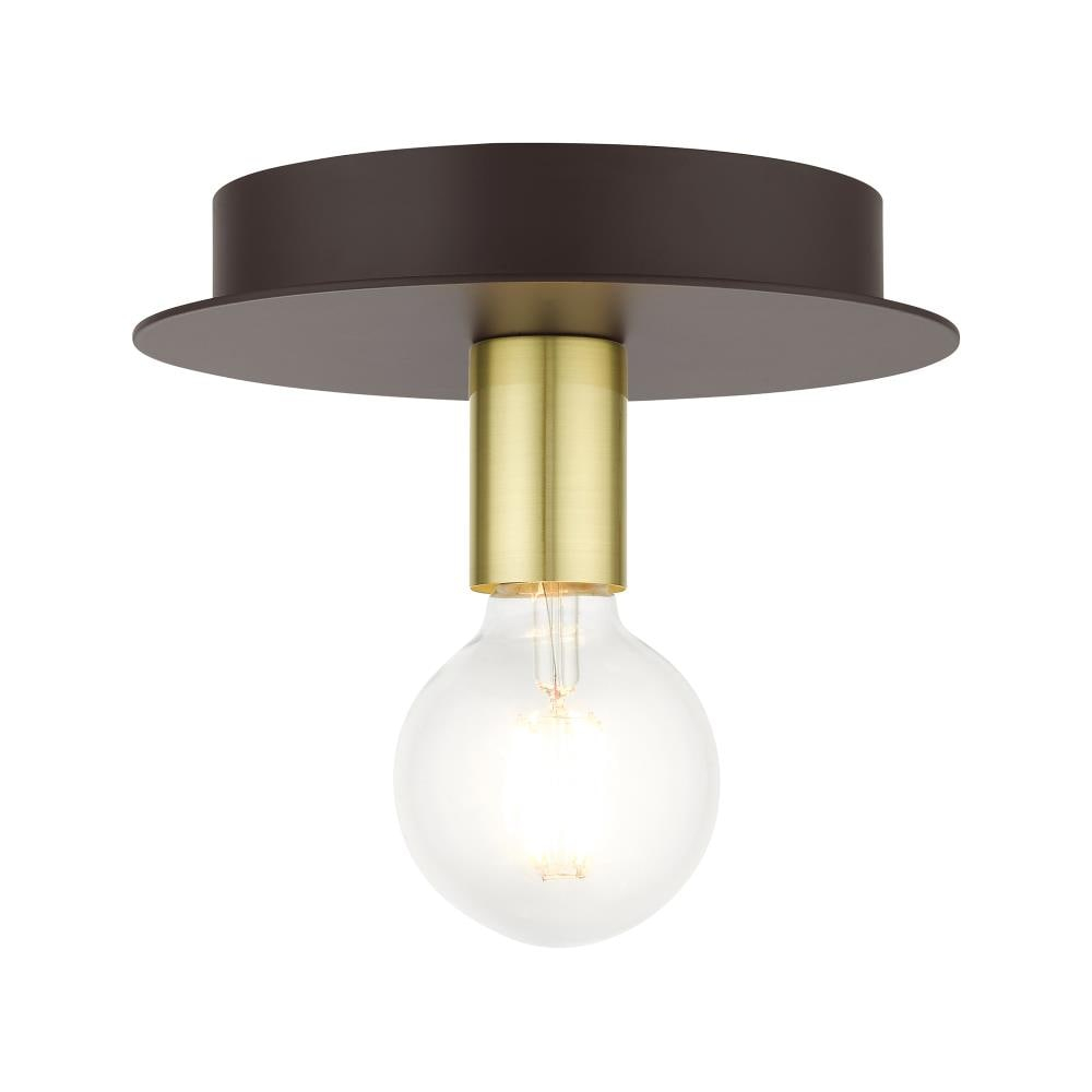 Livex Lighting Hillview 1 - Light Flush Mount in  Bronze