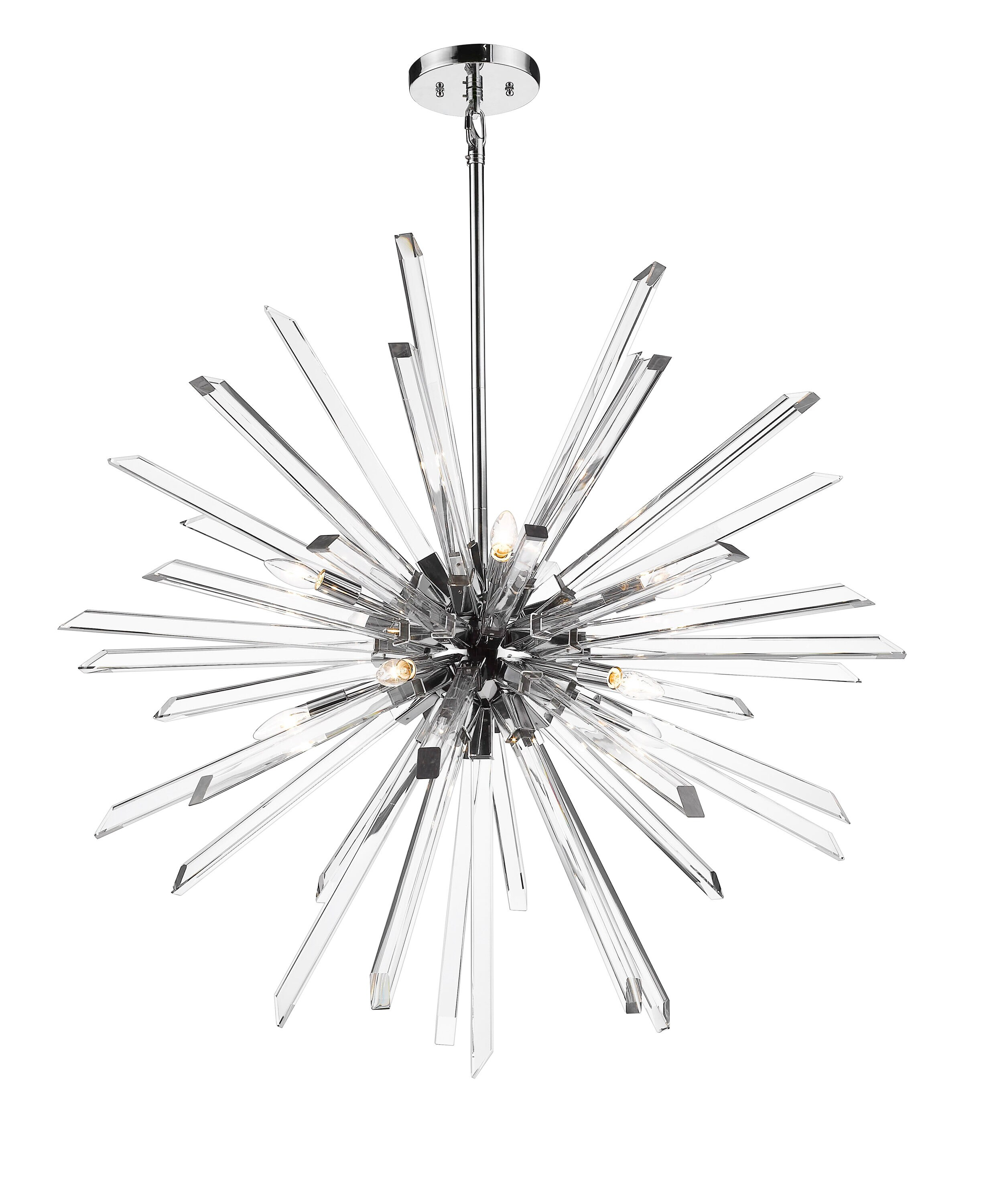 10 Light Chandelier In Modern Style 41.5 Inches Wide By 39 Inches High Z-Lite 4003-10Ch
