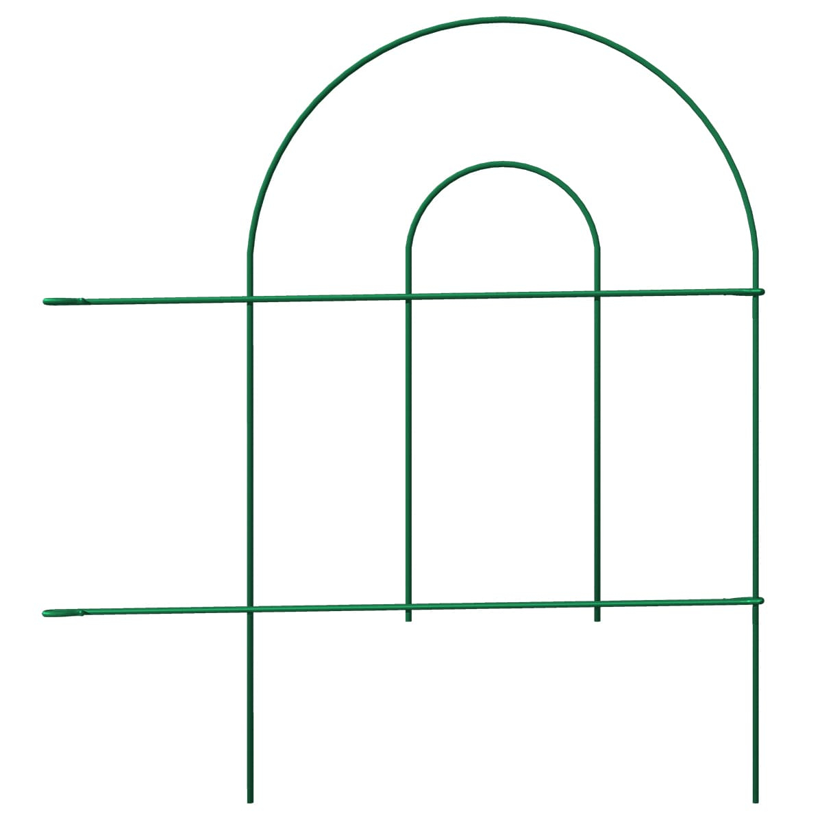 Garden Zone 18'' H x 96'' W Metal Border Fencing