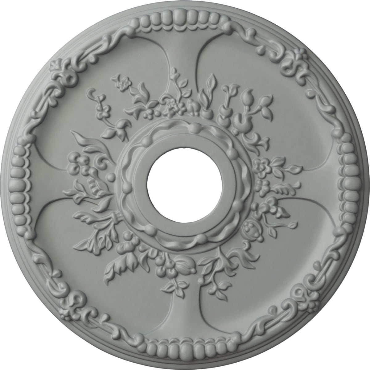 Ekena Millwork 18"OD x 3 1/2"ID x 1 3/8"P Antioch Ceiling Medallion (Fits Canopies up to 3 1/2")