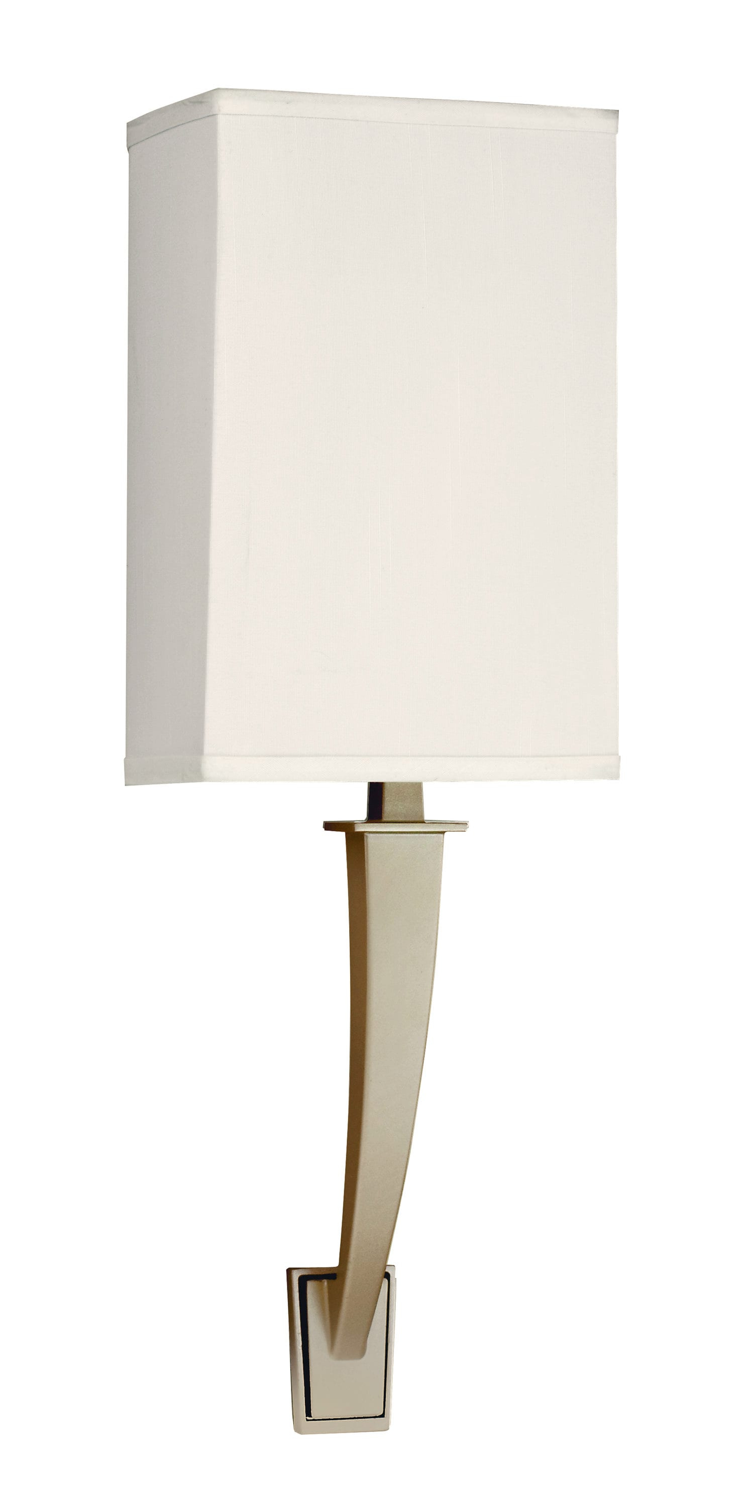 AFX Sheridan 19-inch Champagne LED Wall Sconce, Cream Linen Shade