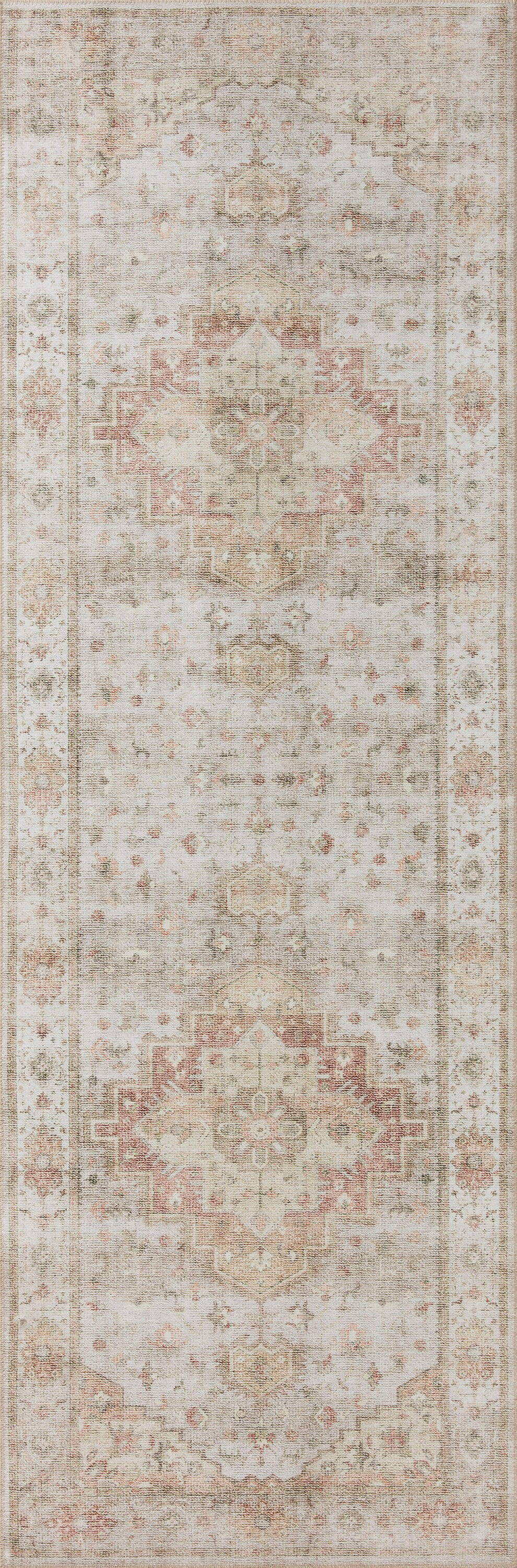 Loloi II Heidi Collection HEI-02 Sage / Multi, Oriental Area Rug 2'-6" x 11'-6"