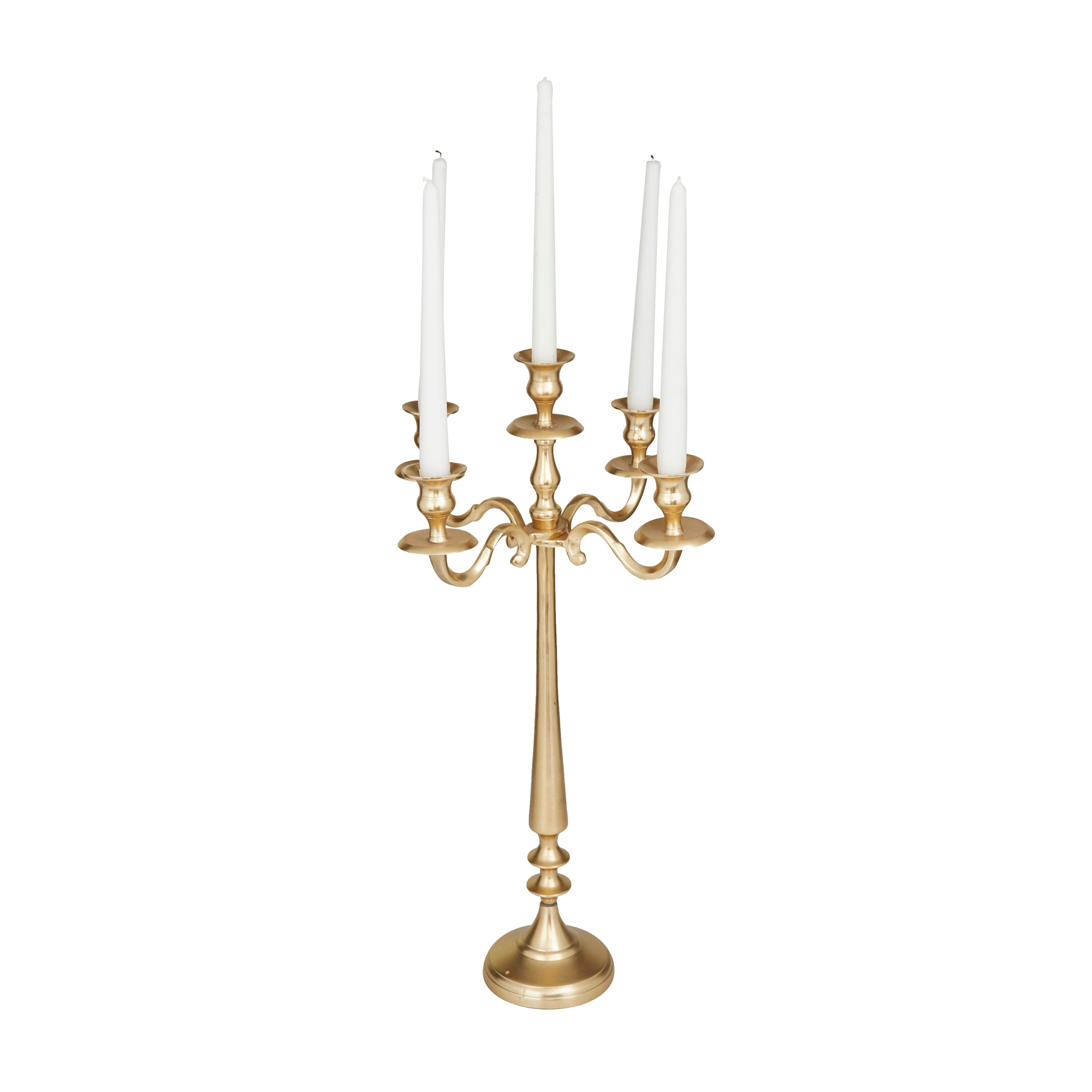 Grayson Lane 5 Candle Aluminum Candelabra Candle Holder