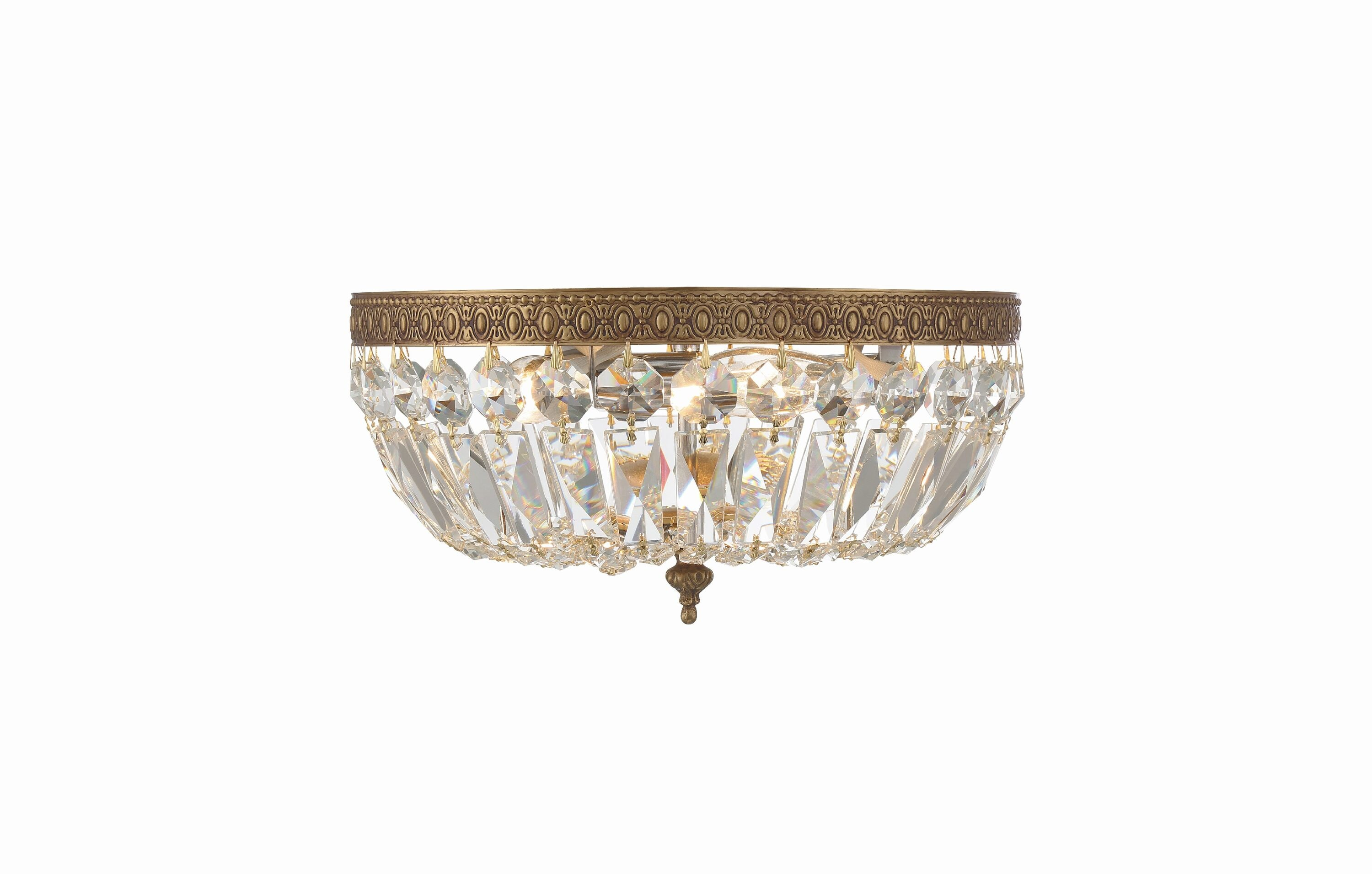Crystorama Lighting - Three Light Ceiling Mount - Ceiling Mount - Three Light
