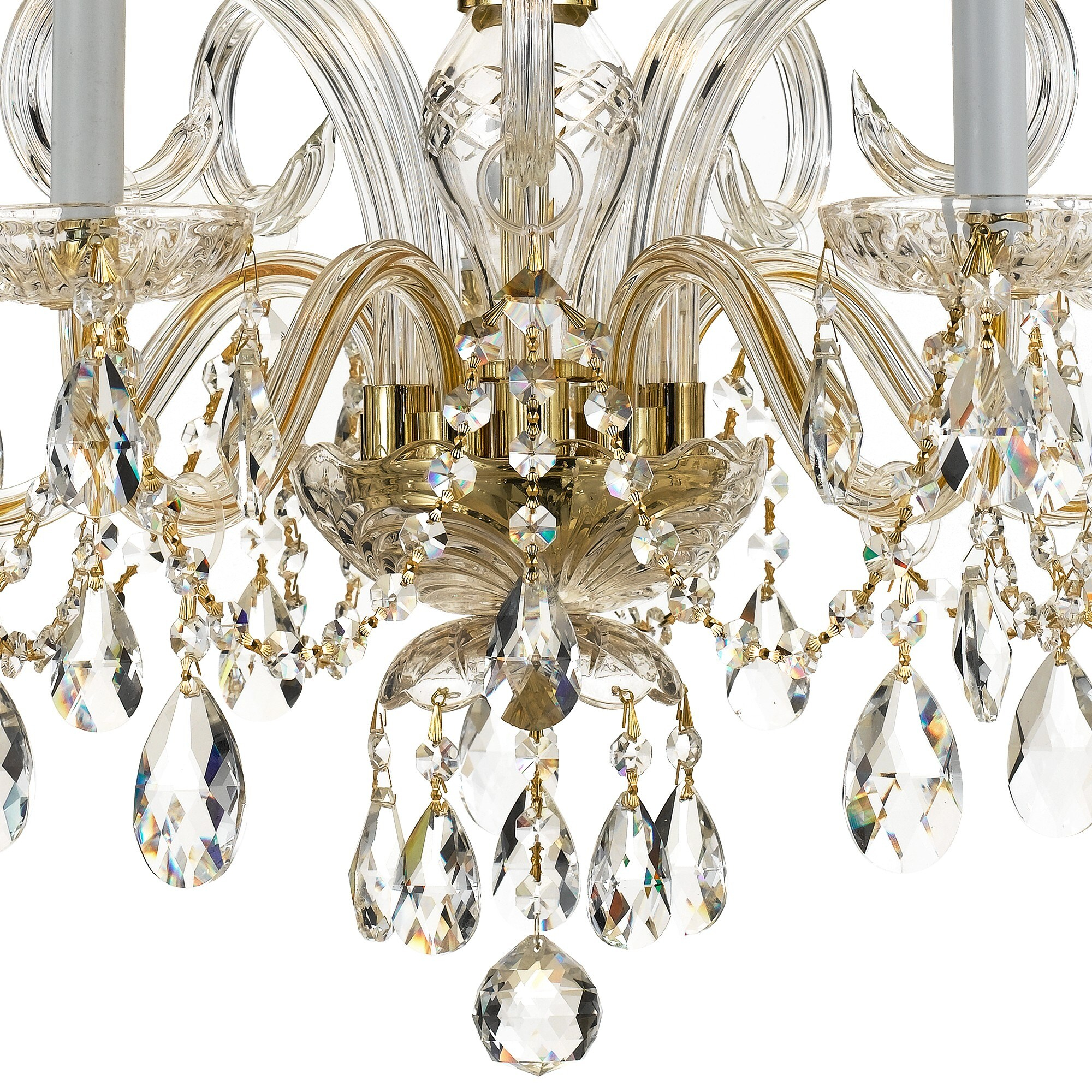 Crystorama Lighting - Five Light Chandelier - Chandelier - Crystal Crystal 5