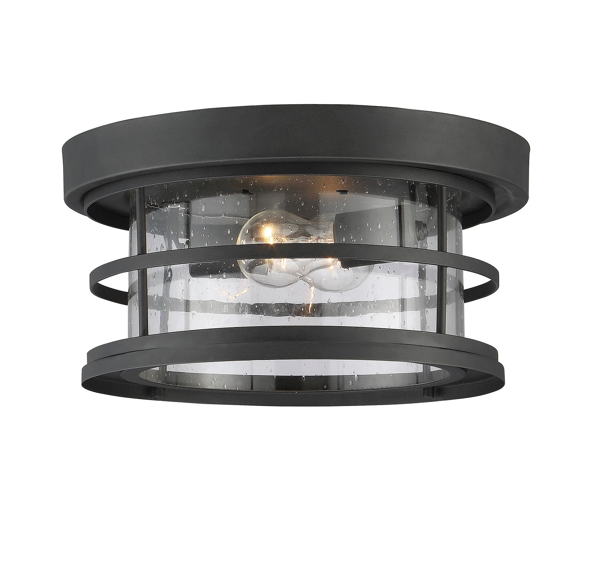 Savoy House Barrett 2 - Light Flush Mount in  Black