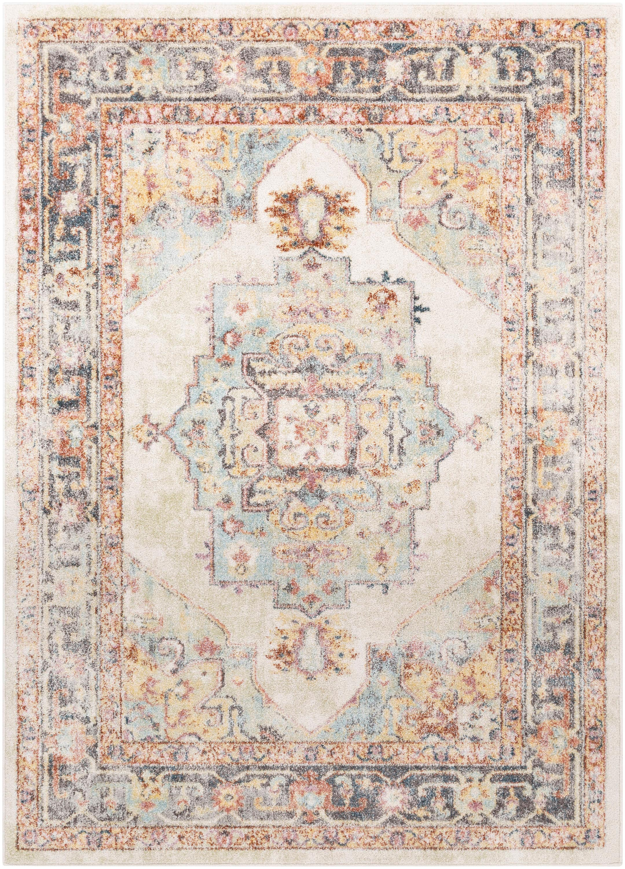 Surya New Mexico NWM-2300 24 x 36" Rectangle Fabric Rug in Multi-Color