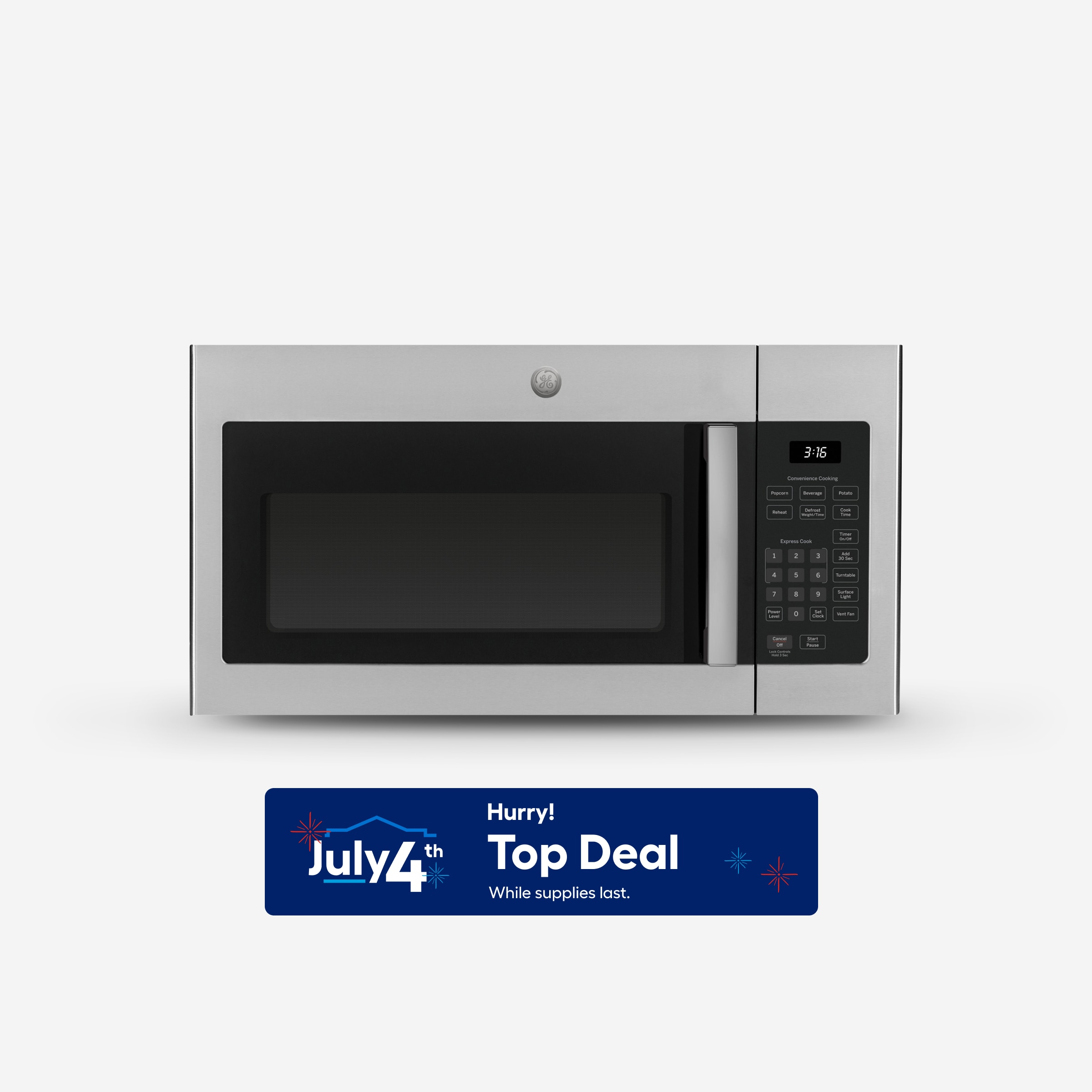 GE APPLIANCES JVM6175SKSS over the range microwave