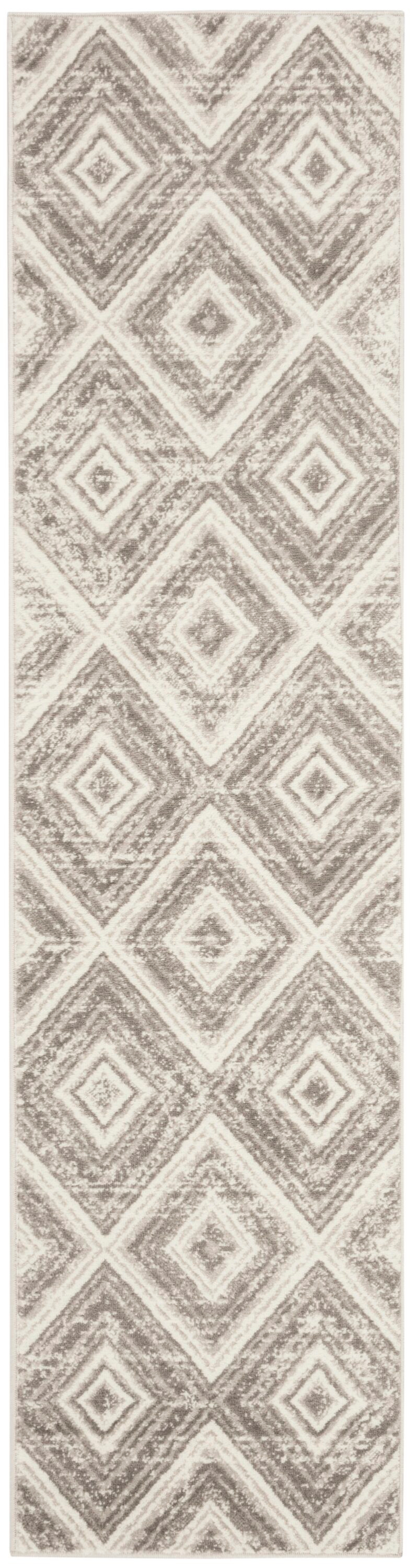 SAFAVIEH Skyler Collection SKY120K Grey / Ivory Rug