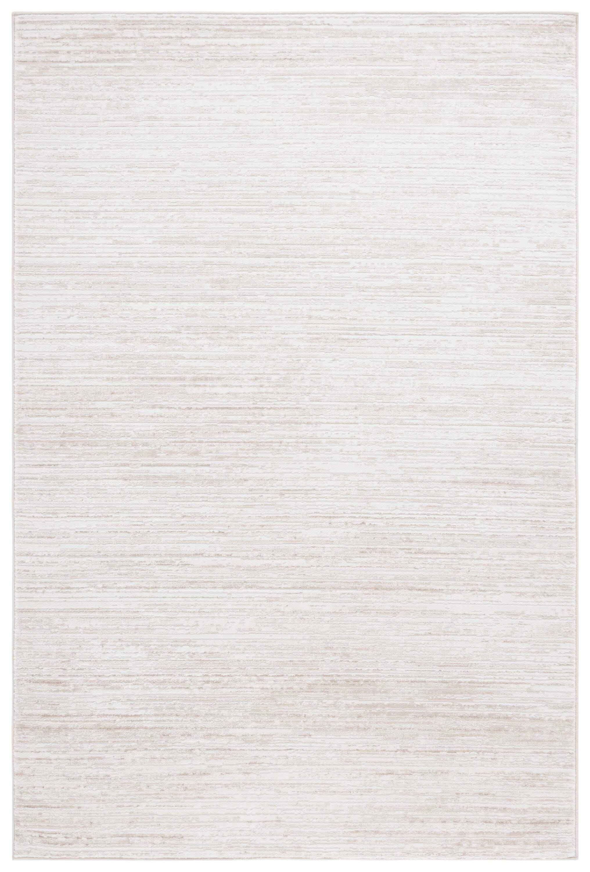 SAFAVIEH Hanna Trinity Striped Area Rug, Ivory/Beige, 5'3" x 7'6"