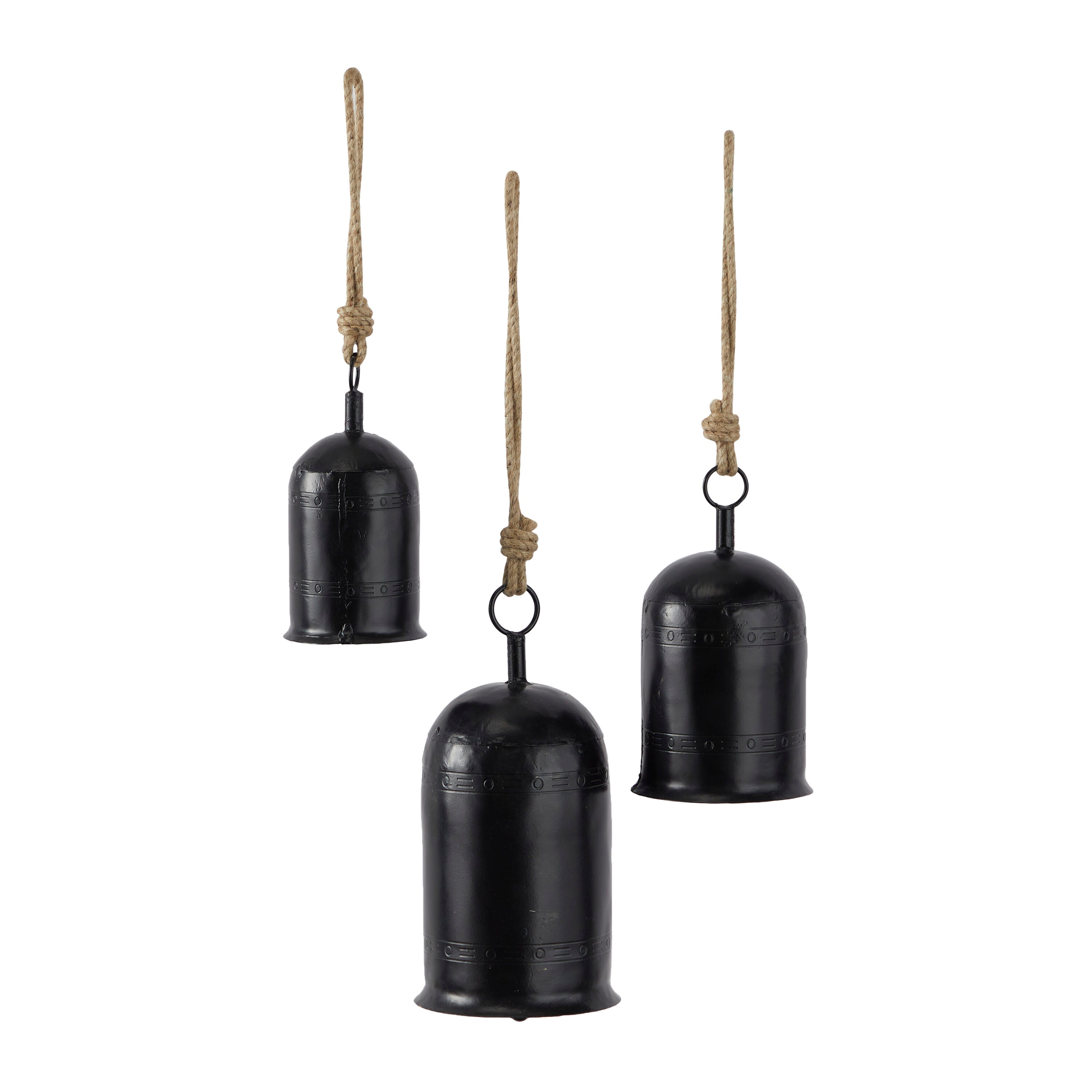 Grayson Lane 3 -Pack Black Metal Rustic Decor set