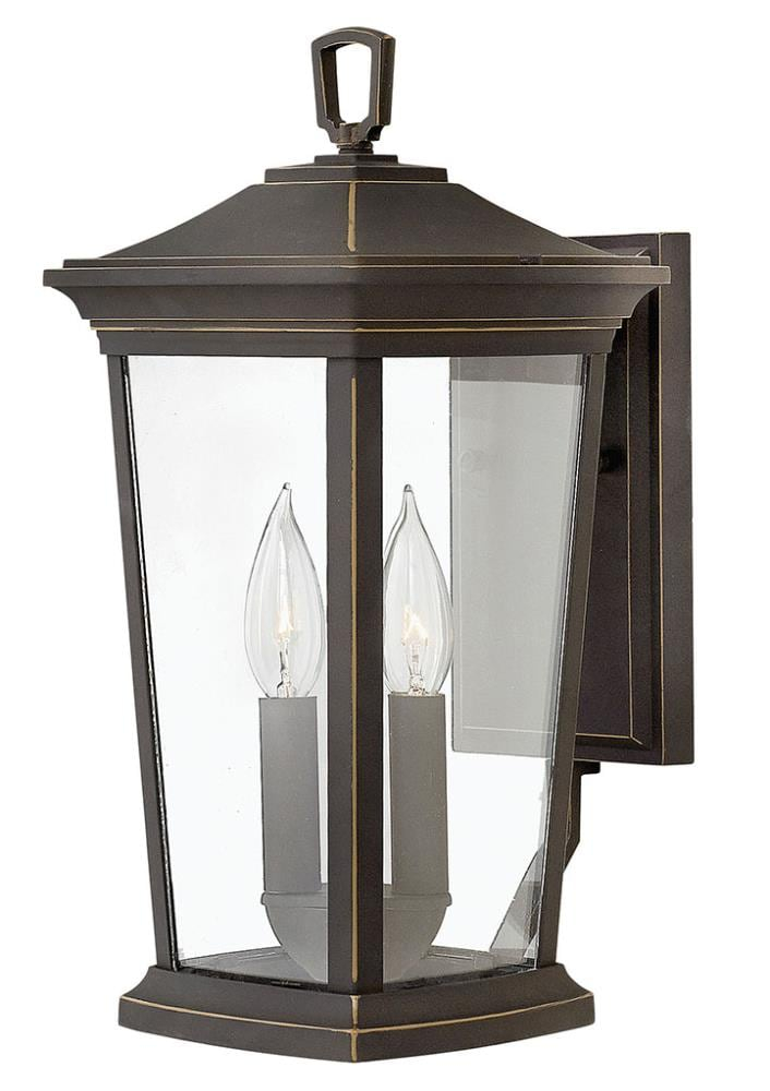 Oil Rubbed Bronze Outdoor Wall Lantern with Clear Glass
