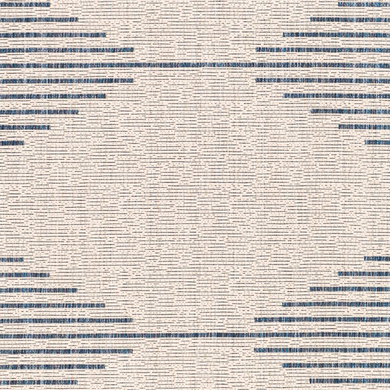 Reversible Blue Synthetic Easy Care Rectangular Rug 8' x 10'
